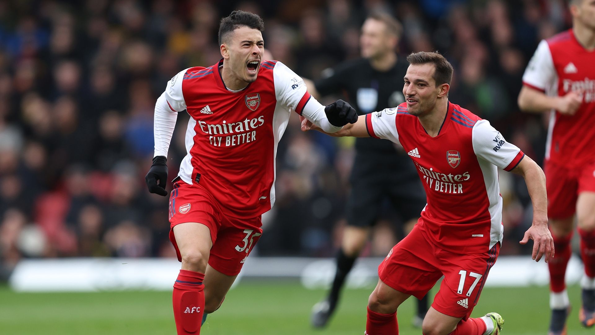 Arsenal vs watford Gabriel Martinelli
