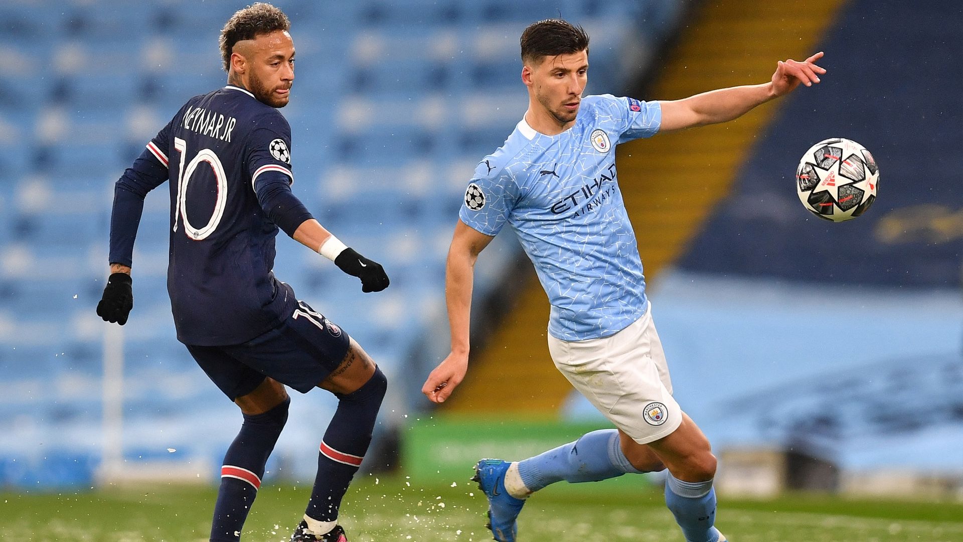 Ruben Dias Neymar Manchester City PSG Champions League 04052021