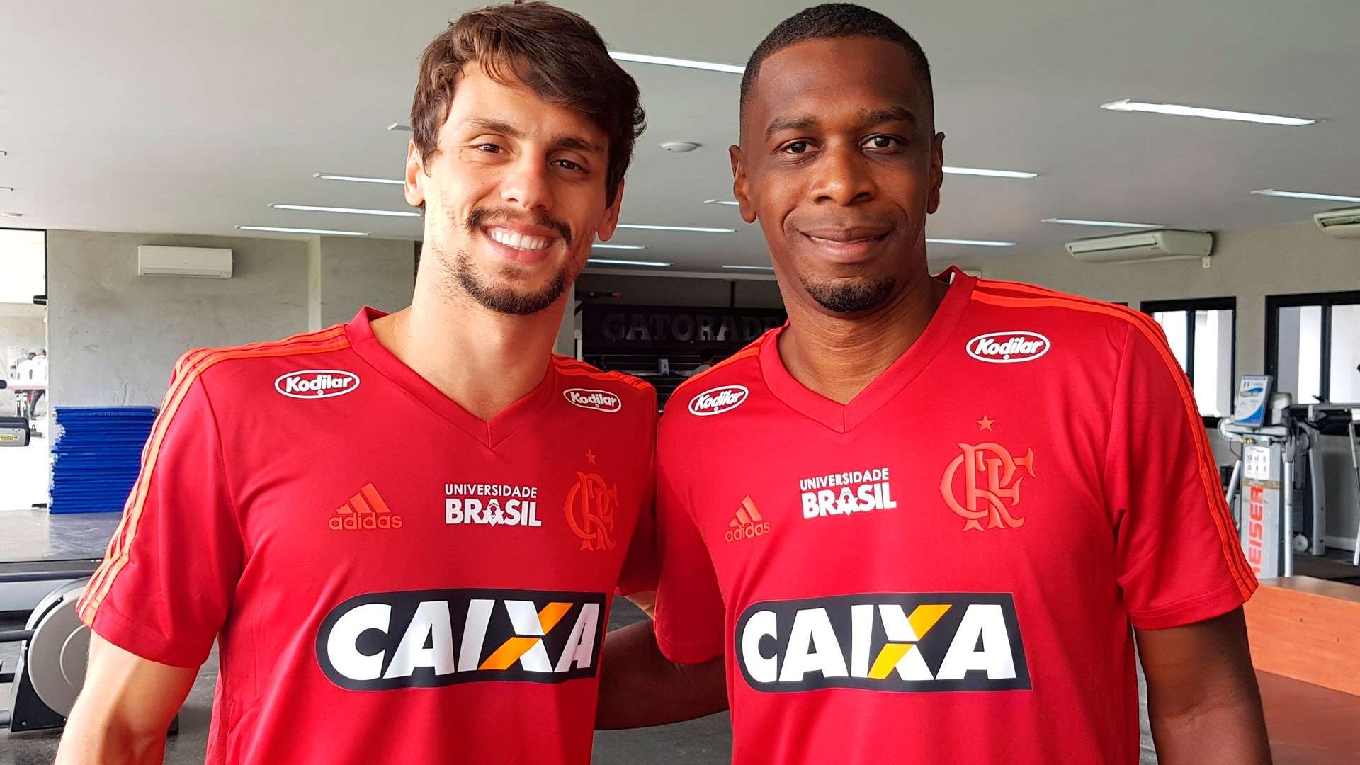 Rodrigo Caio e Juan Flamengo 03 01 19