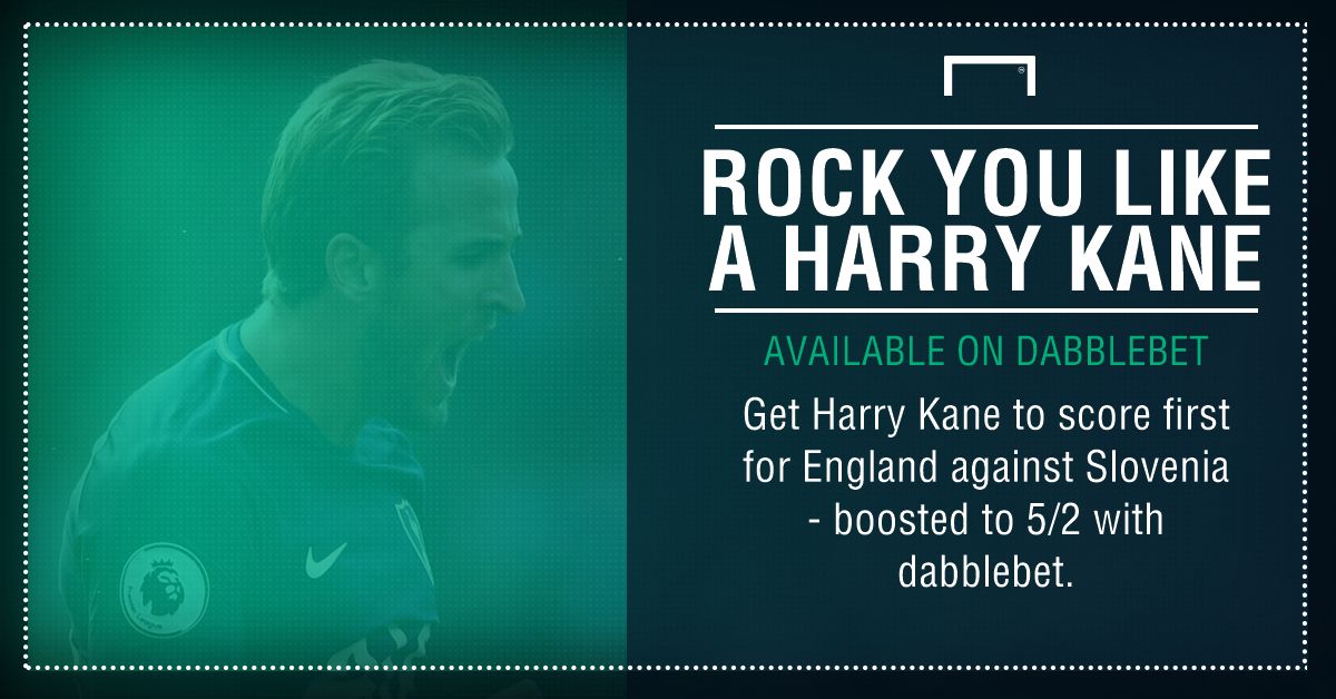 England Slovenia Kane graphic