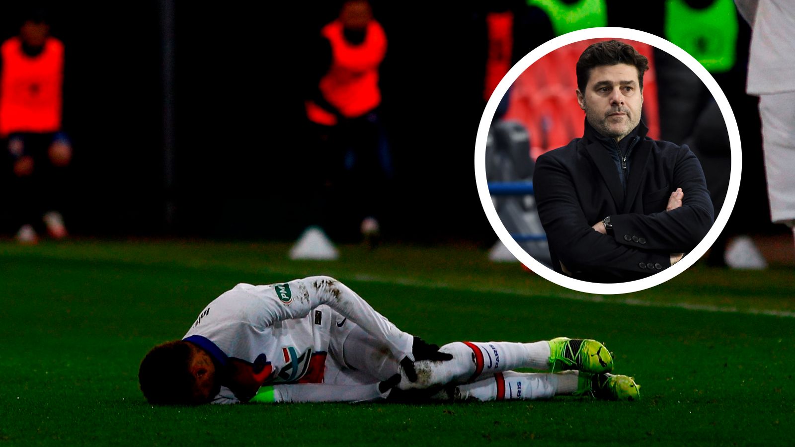 Neymar Pochettino PSG Caen 2020-21