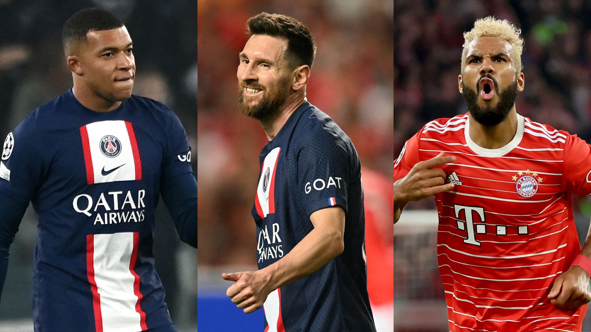 Ligue des champions PSG Bayern Mbappé Messi Choupo-Moting