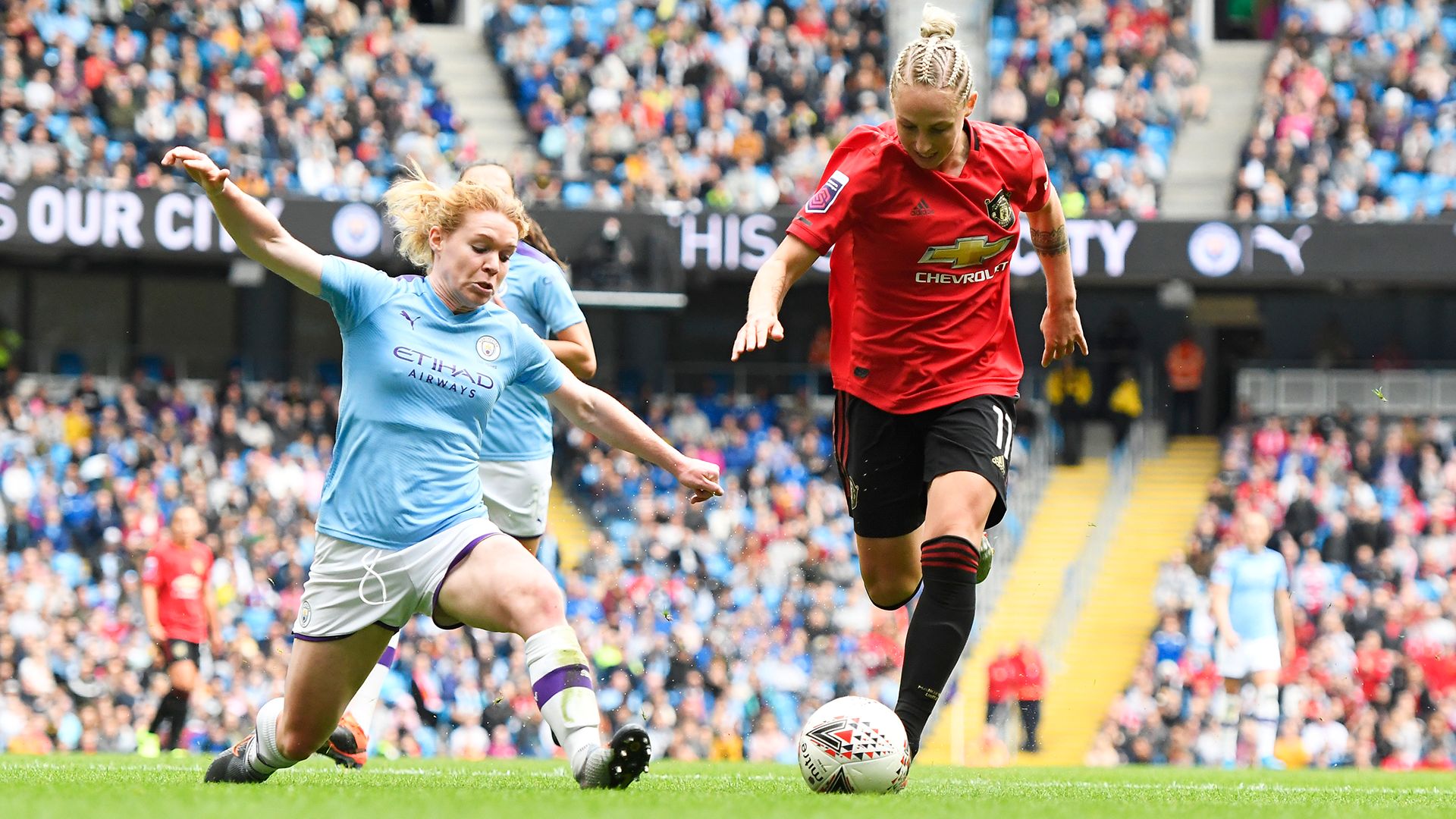 Aoife Mannion Leah Galton Manchester City Manchester United 2019