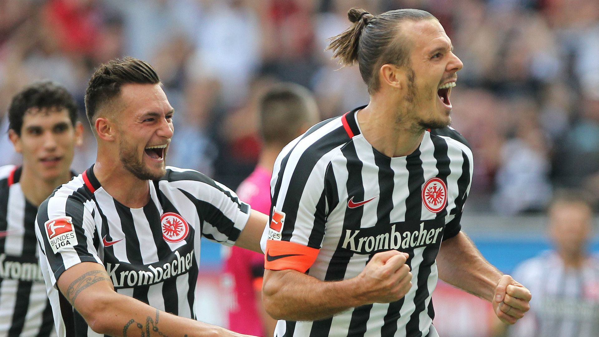 DANNY BLUM ALEXANDER MEIER EINTRACHT FRANKFURT GERMAN BUNDESLIGA 24092016