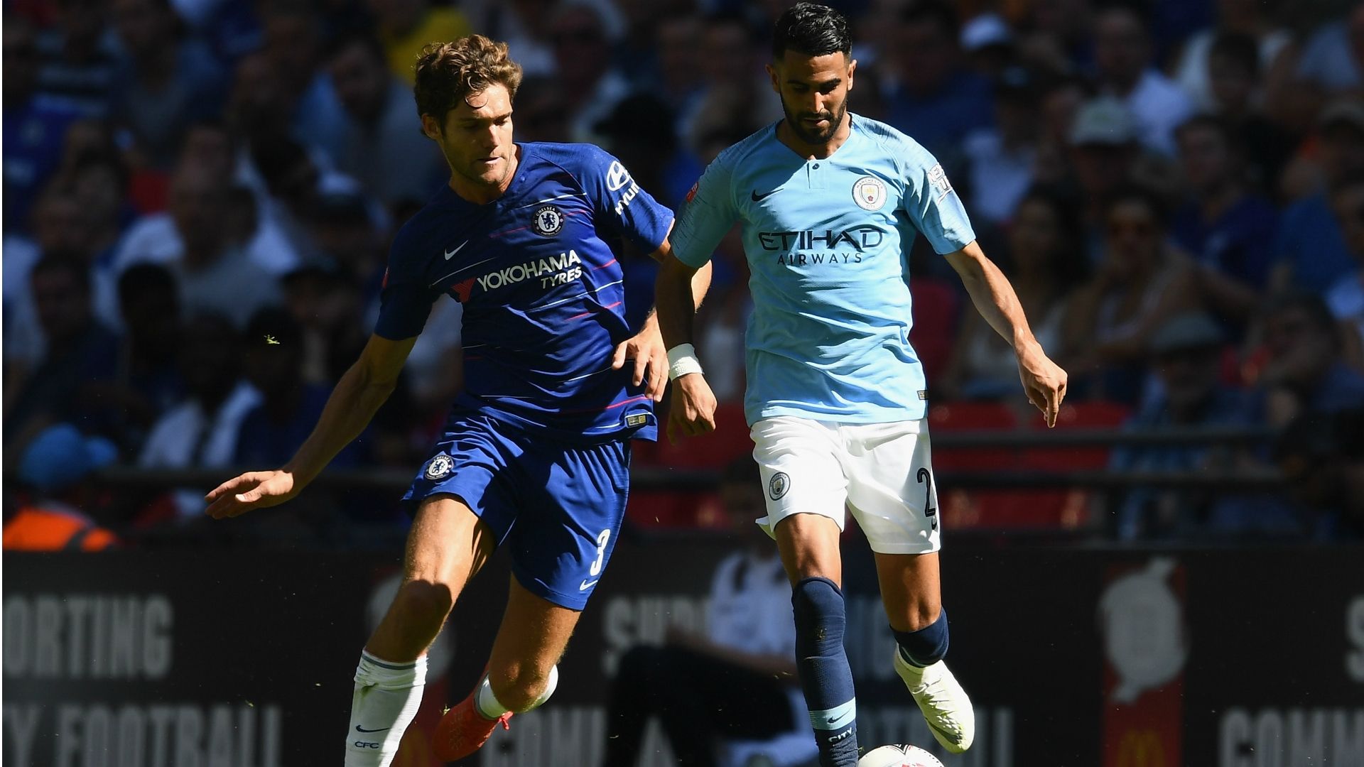 Riyad Mahrez, Manchester City vs. Chelsea, Community Shield, August 5