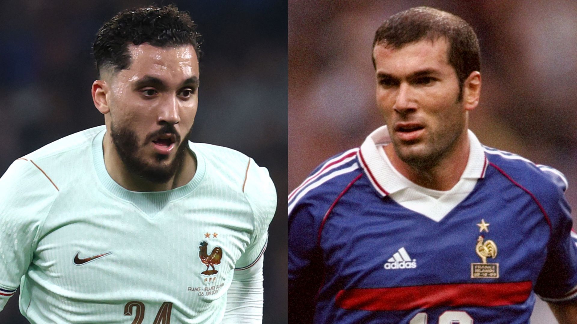 Rayan Cherki Zinedine Zidane France