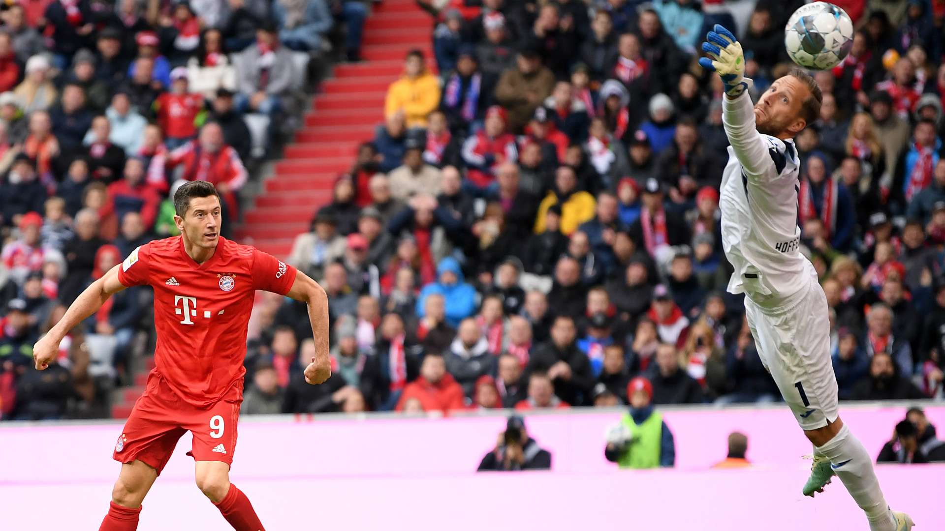 ROBERT LEWANDOWSKI BAYERN MÜNCHEN OLIVER BAUMANN HOFFENHEIM