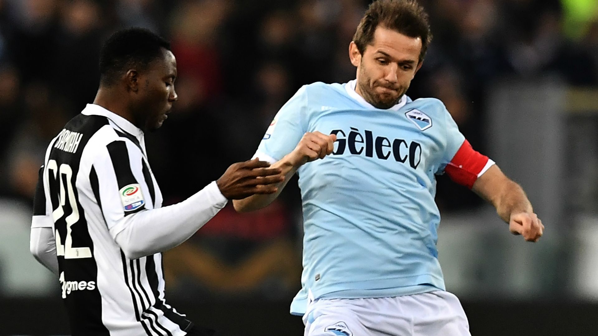 Lulic Asamoah Juventus Lazio Serie A