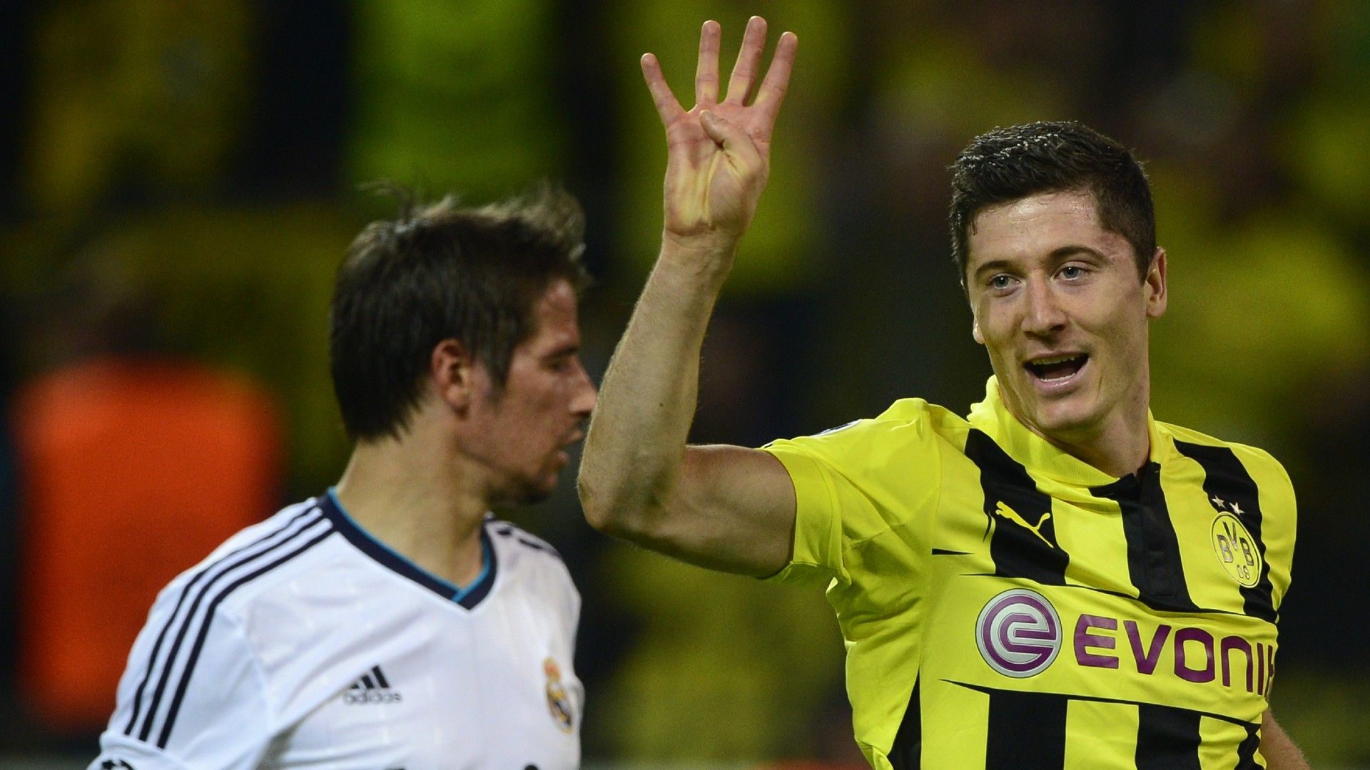Lewandowski Borussia Dortmund Real Madrid 2013