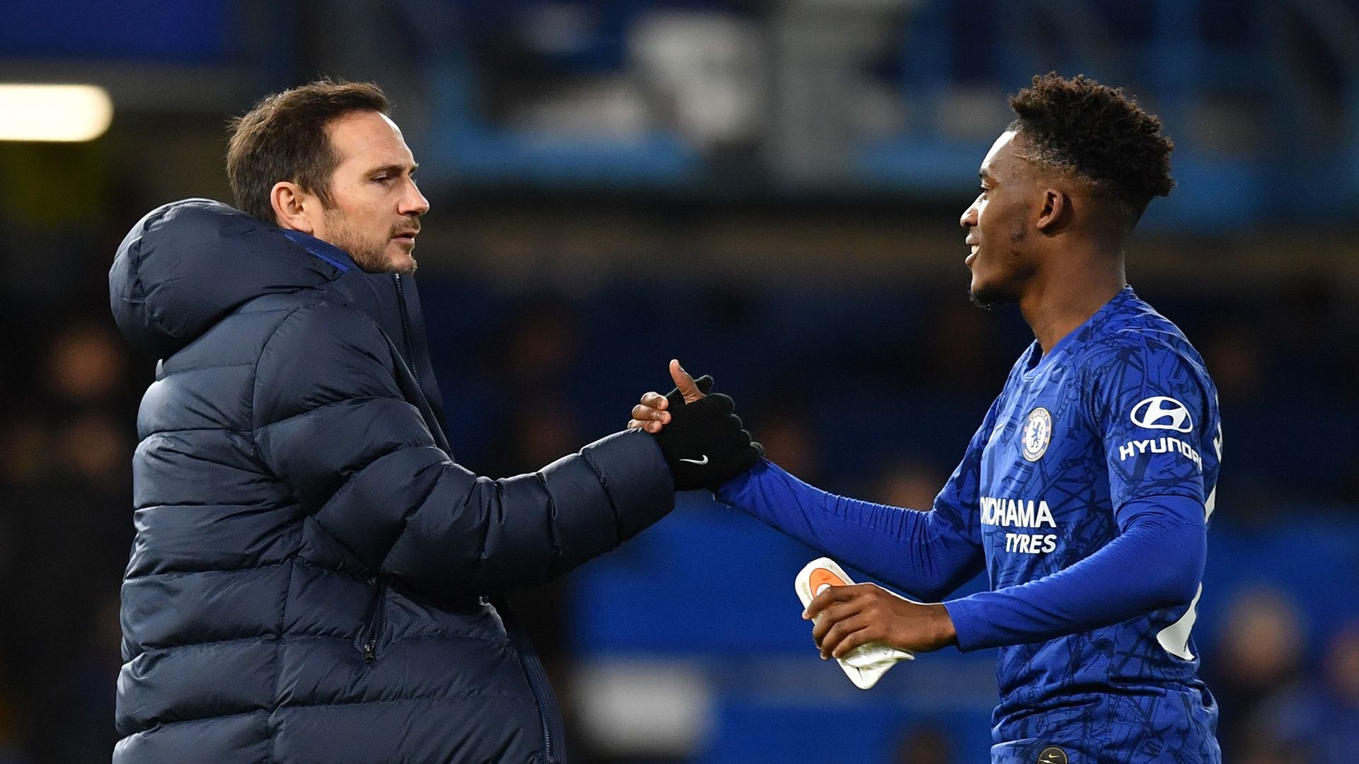 Frank Lampard Callum Hudson-Odoi Chelsea