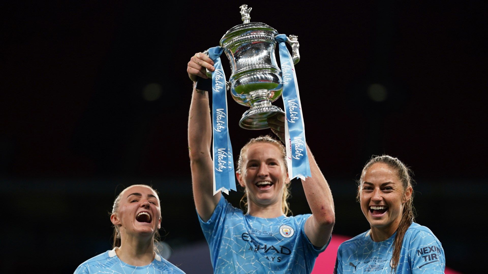 Georgia Stanway Sam Mewis Janine Beckie Manchester City Women 2020-21