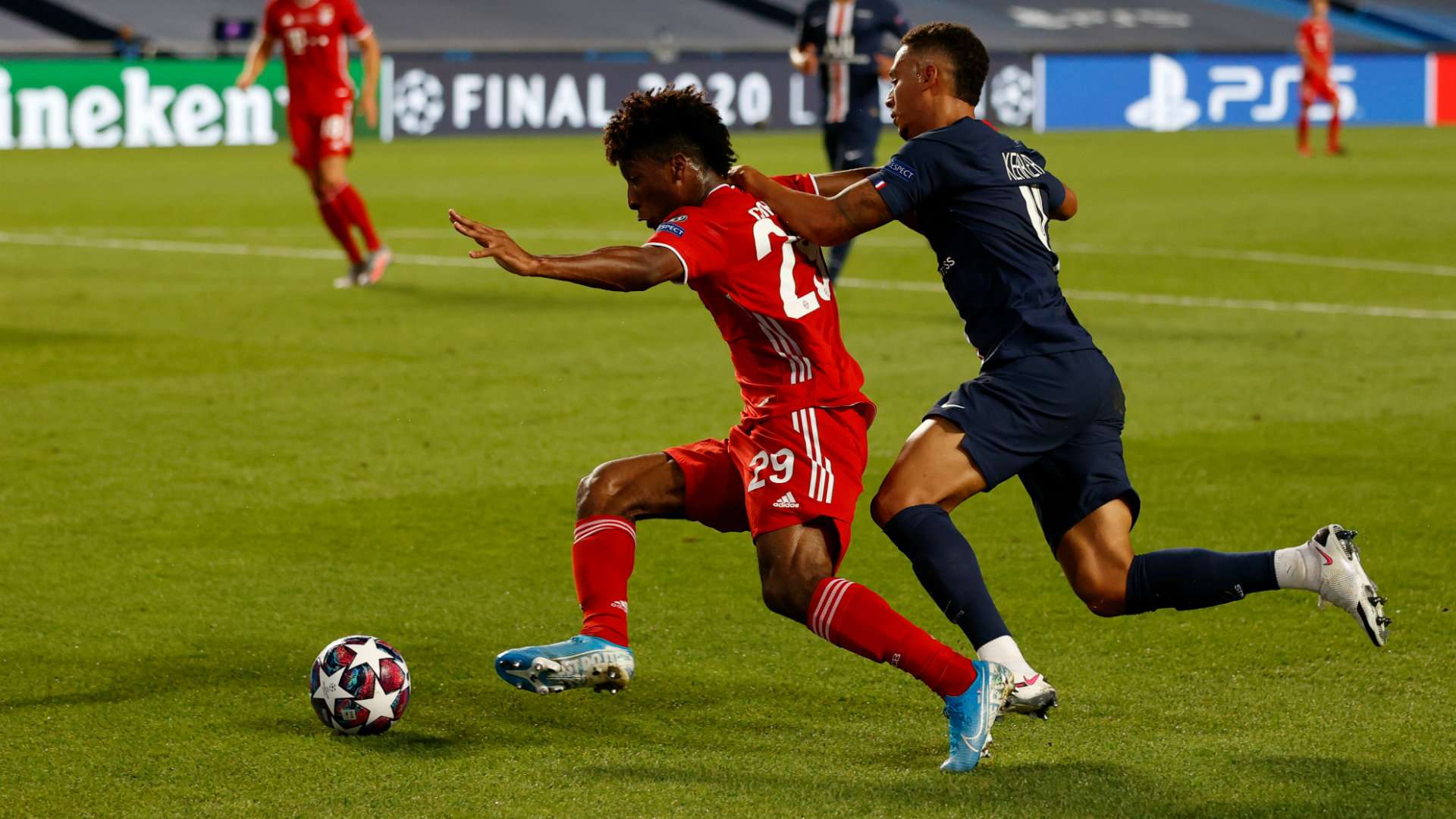 Kingsley Coman Thilo Kehrer PSG vs Bayern Munich Champions League 2019-20