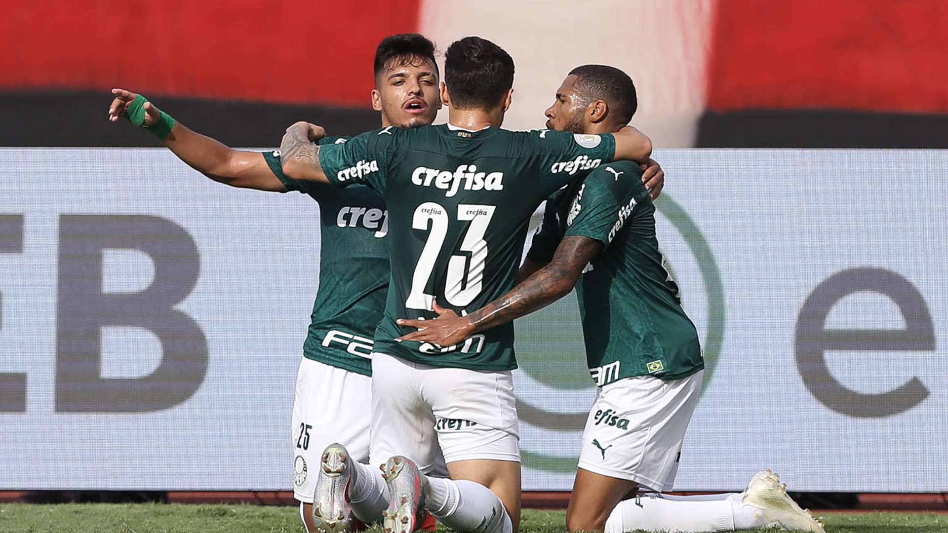 Gabriel Menino Raphael Veiga Atlético-GO Palmeiras Brasileirão 25102020