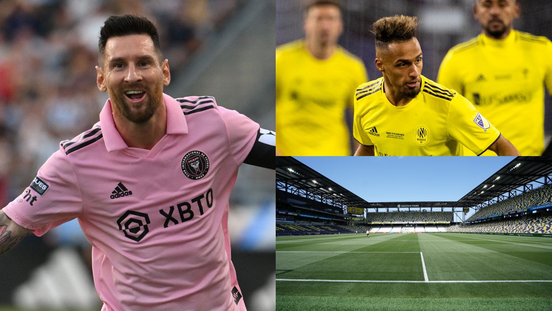 Lionel Messi Inter Miami Hany Mukhtar Nashville Geodis Park