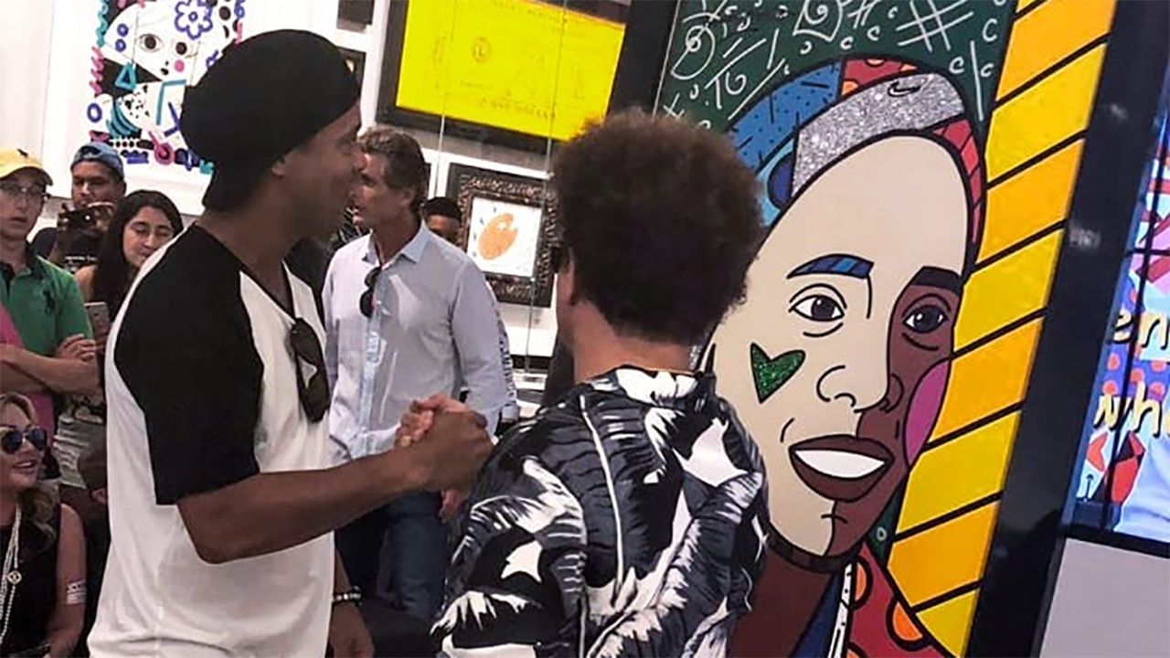 Ronaldinho Romero Britto 2018