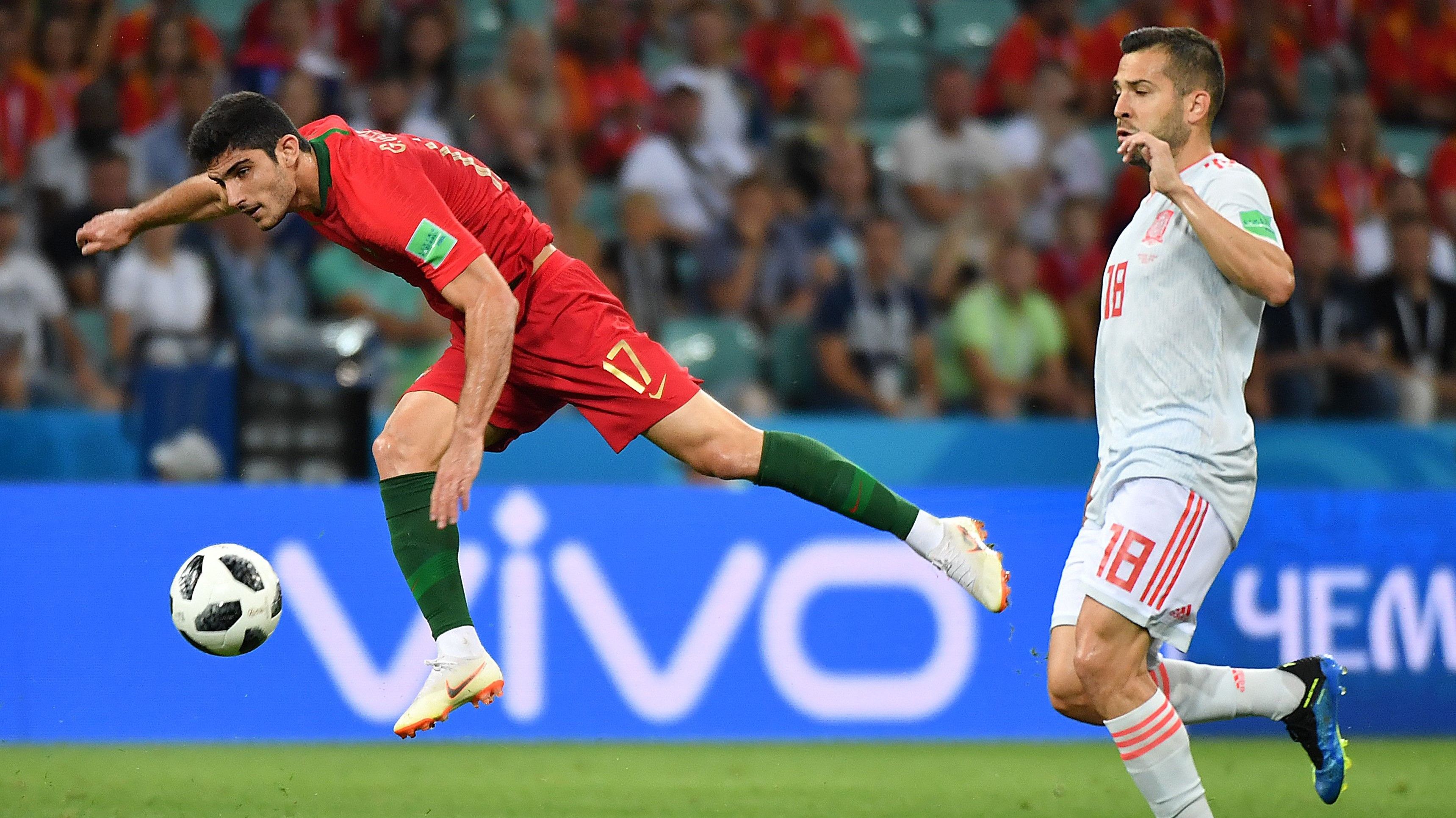 Gonçalo Guedes Jordi Alba Portugal España Spain World Cup 15062018