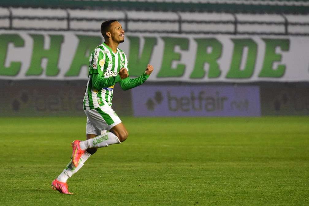 Paulinho Bóia, jogador do São Paulo emprestado ao Juventude