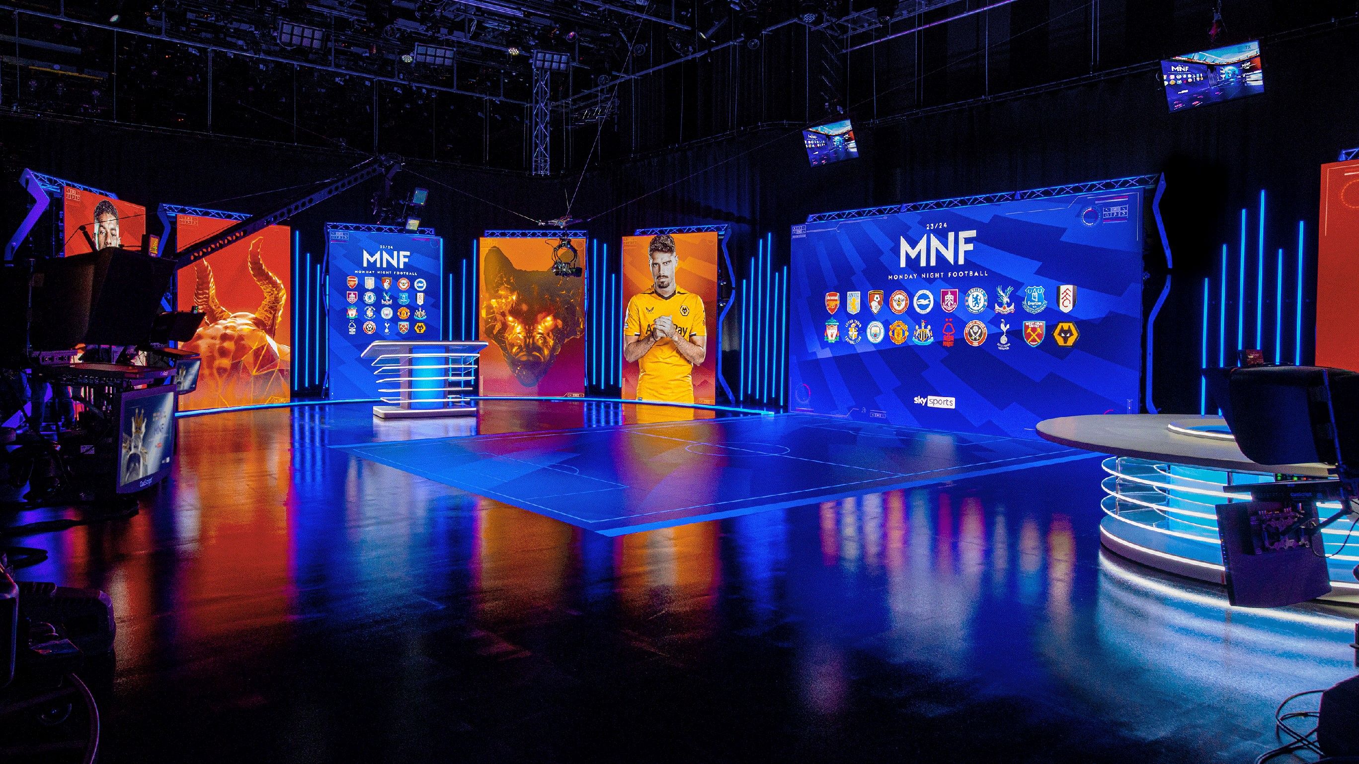 Sky Sports New MNF Studio Angle 3