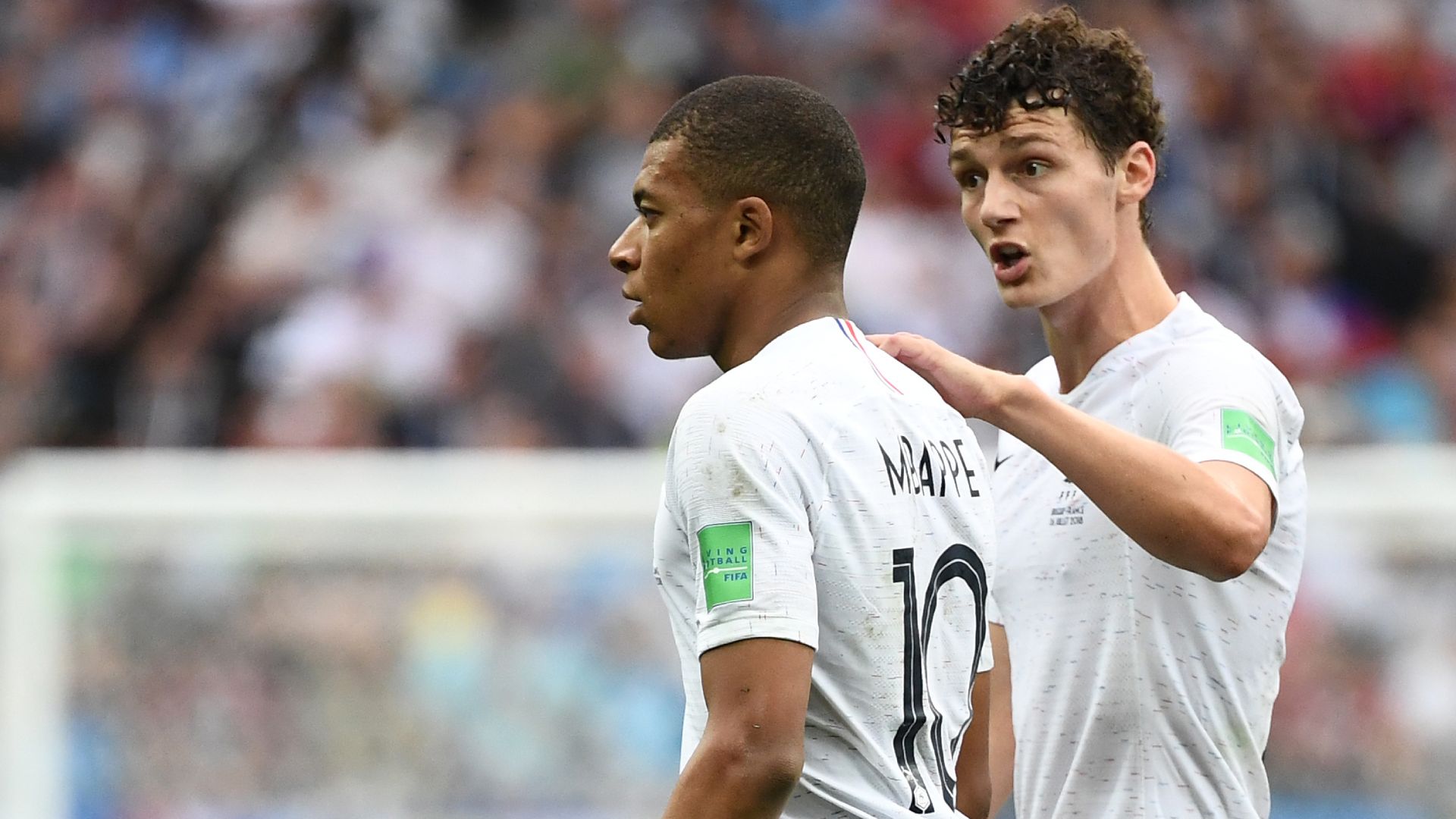 Kylian Mbappé & Benjamin Pavard cropped