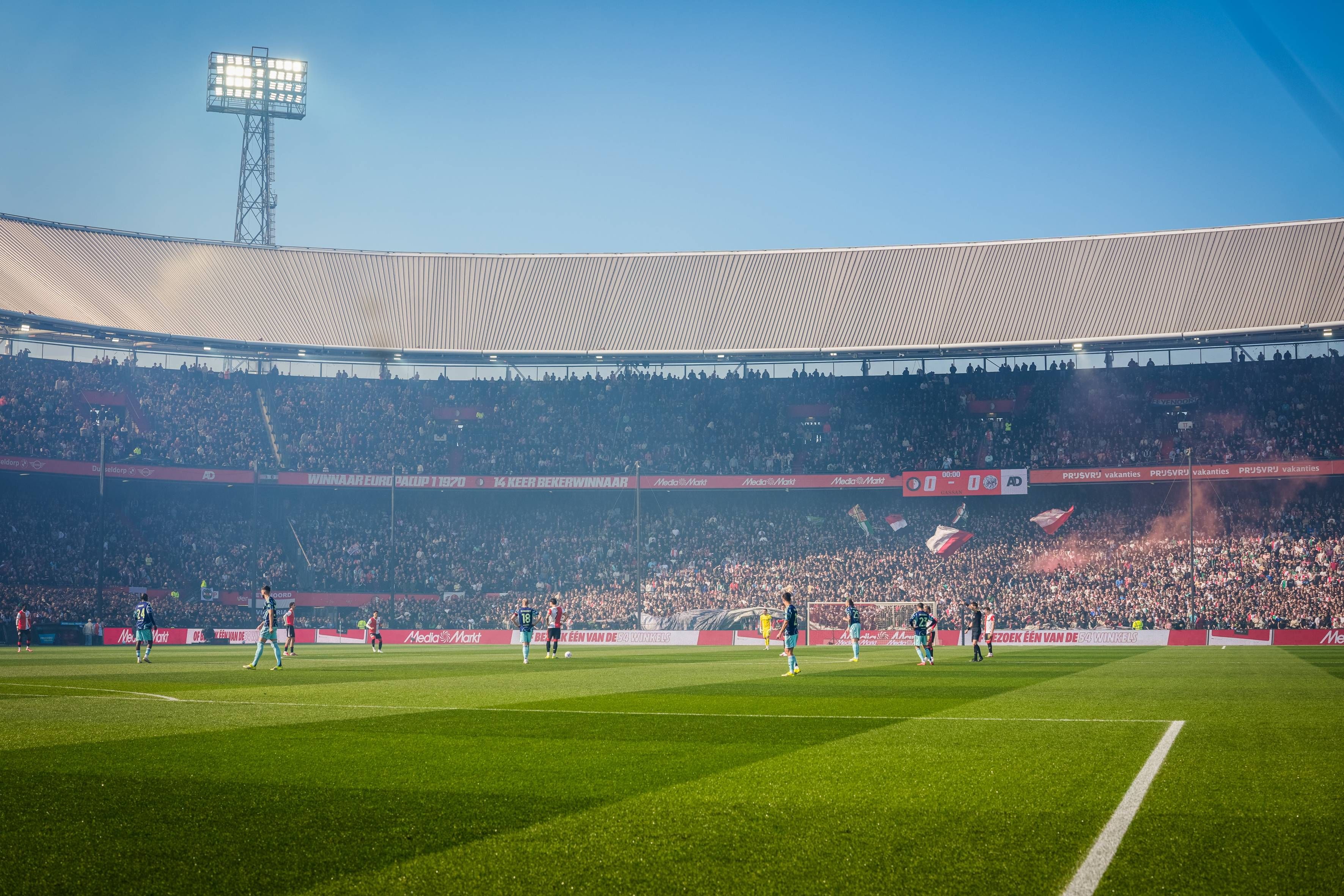 ROTTERDAM, 22-03-2026, Stadium de Kuip ,season 2025 2026 , Dutch Eredivisie Football . Match between Feyenoord and Ajax , Picture shows overview during the match Feyenoord - Ajax x202568259x Copyright: