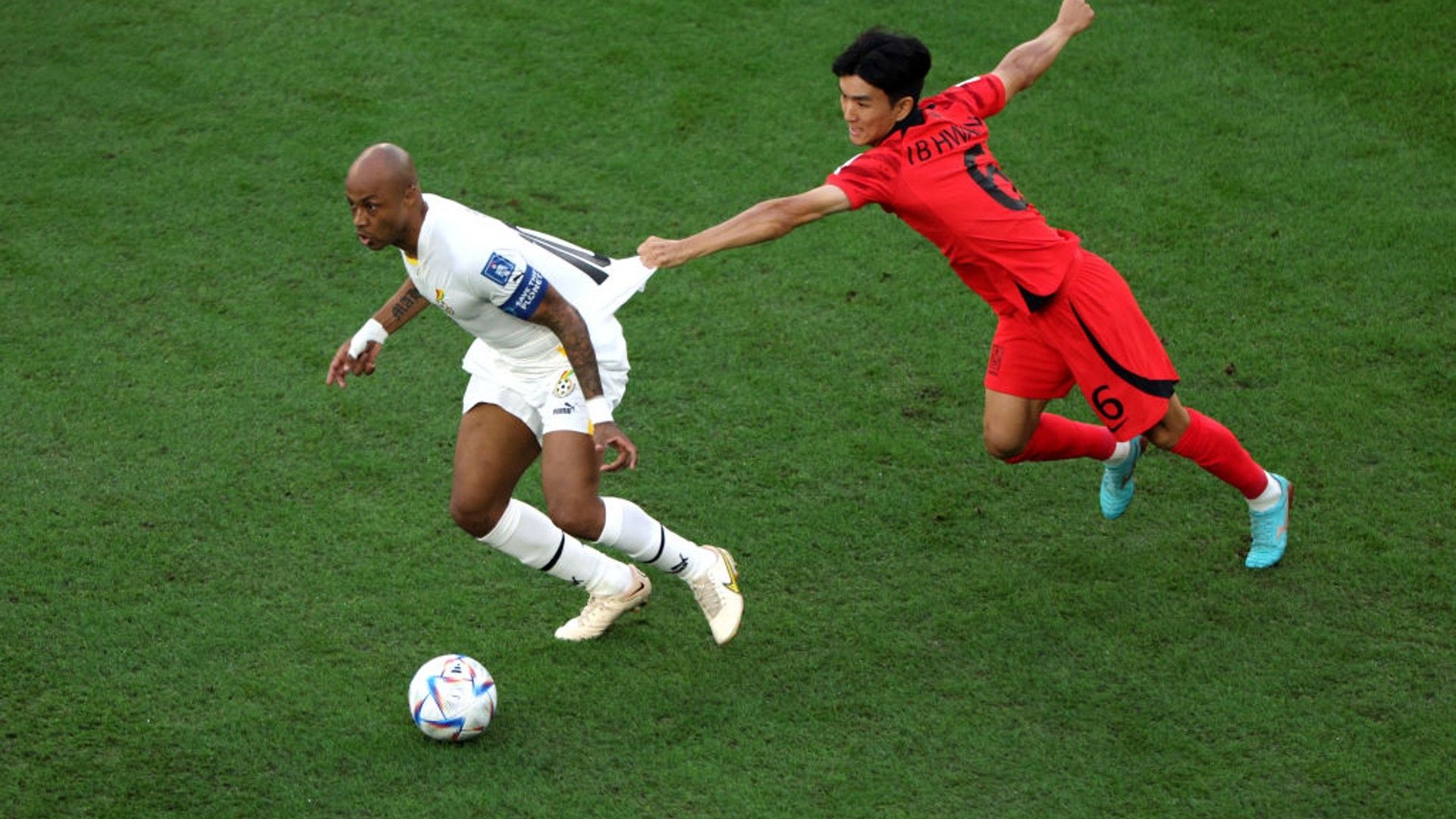 Andre Ayew of Ghana at Qatar World Cup.