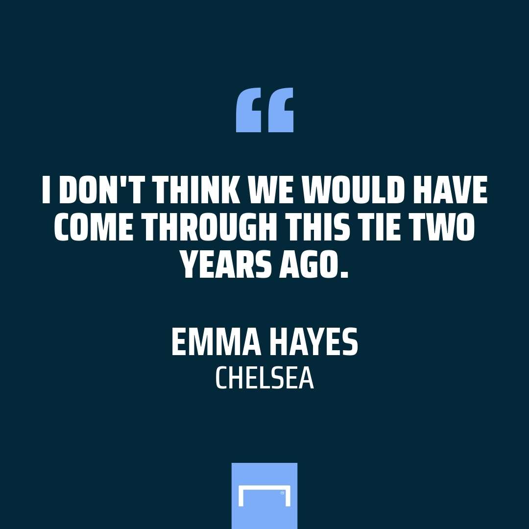 Emma Hayes Chelsea quote PS 1:1