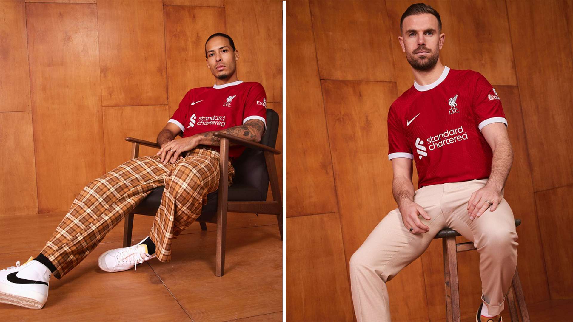 Liverpool 2023-24 home kit -player imagery