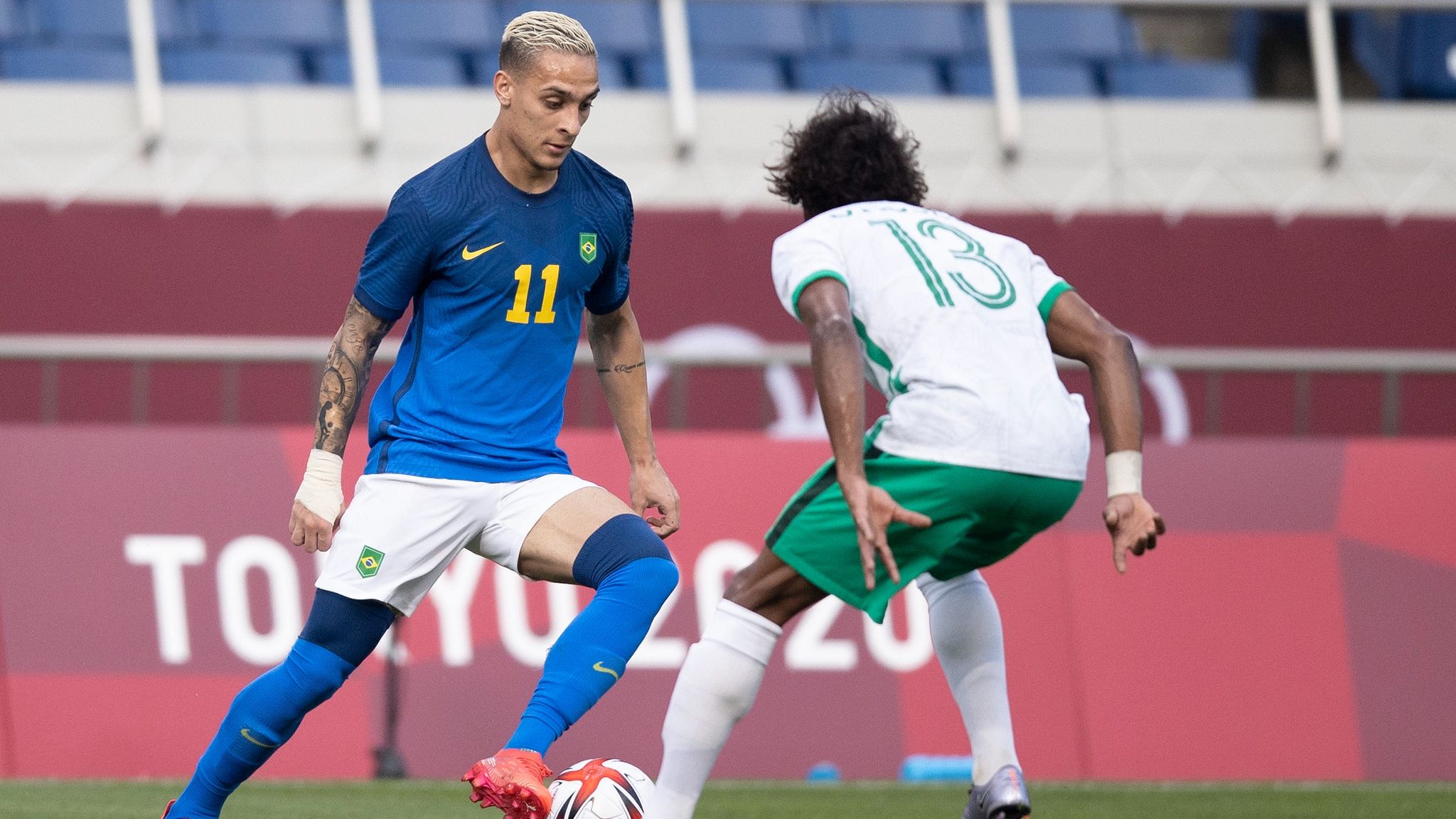 Antony - Arábia Saudita 1 x 3 Brasil - Olimpíadas - Tóquio 2020 - Olympics 2021