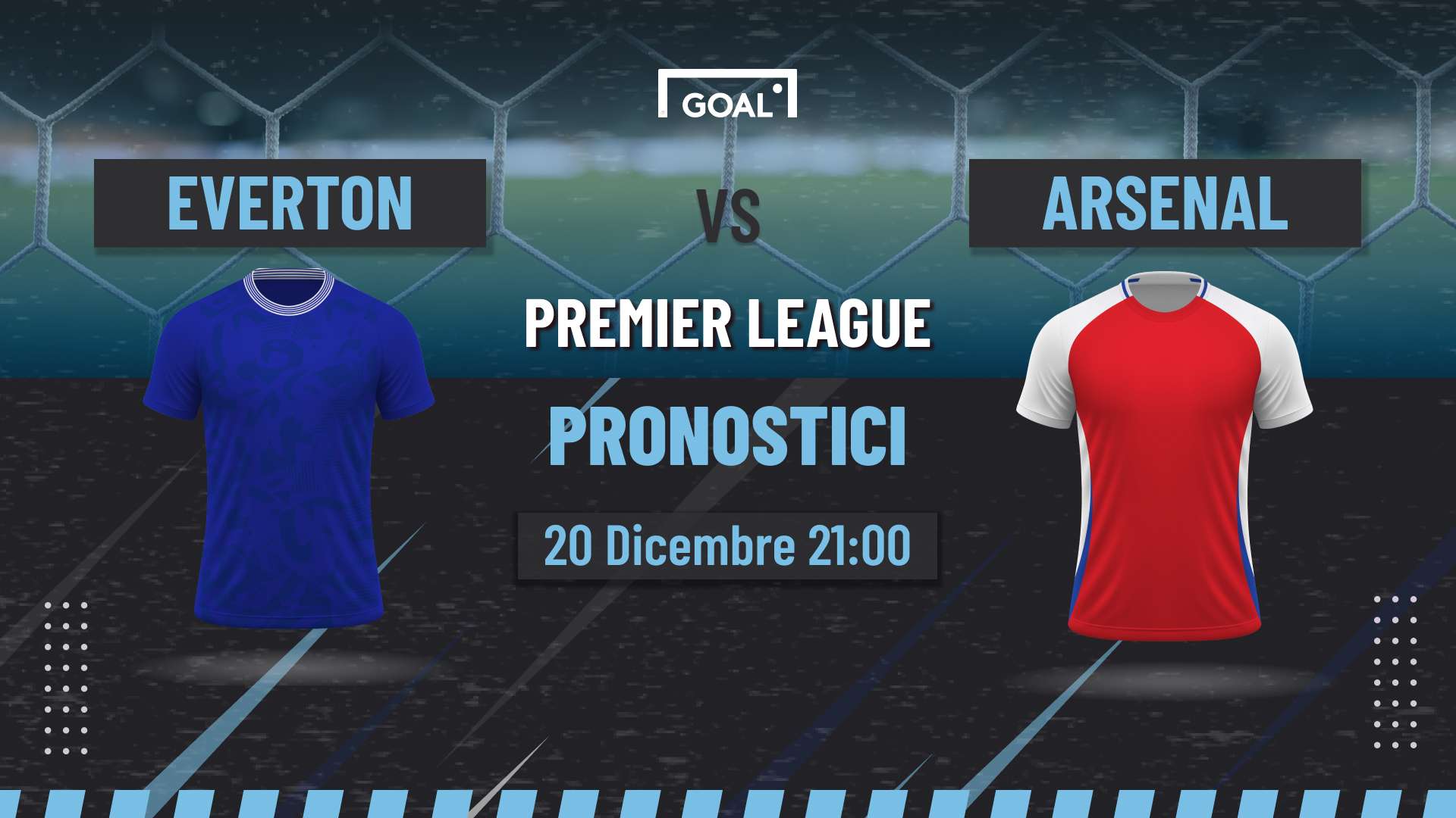 pronostici Everton - Arsenal