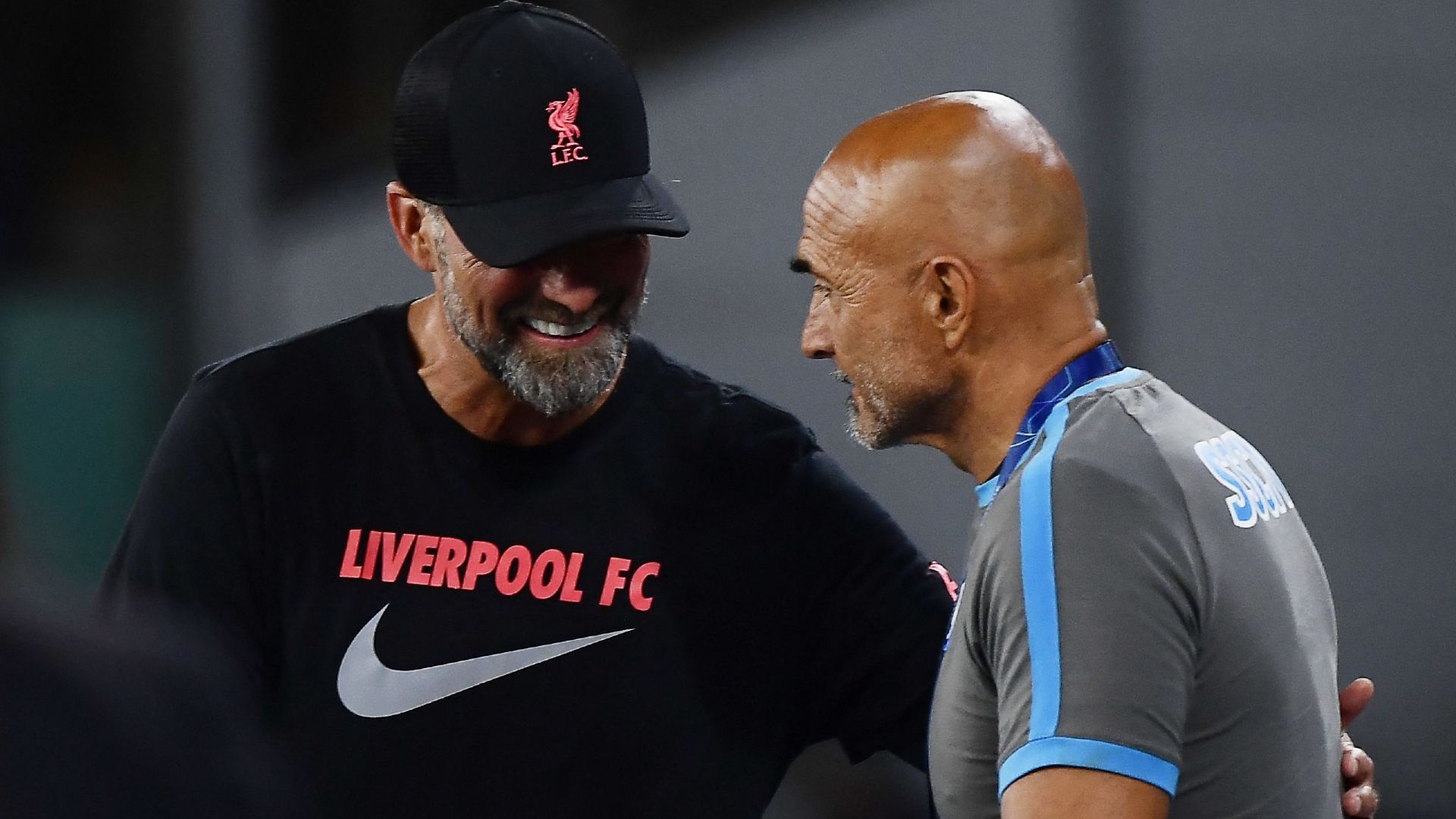 Luciano Spalletti Jurgen Klopp Napoli Liverpool 2022