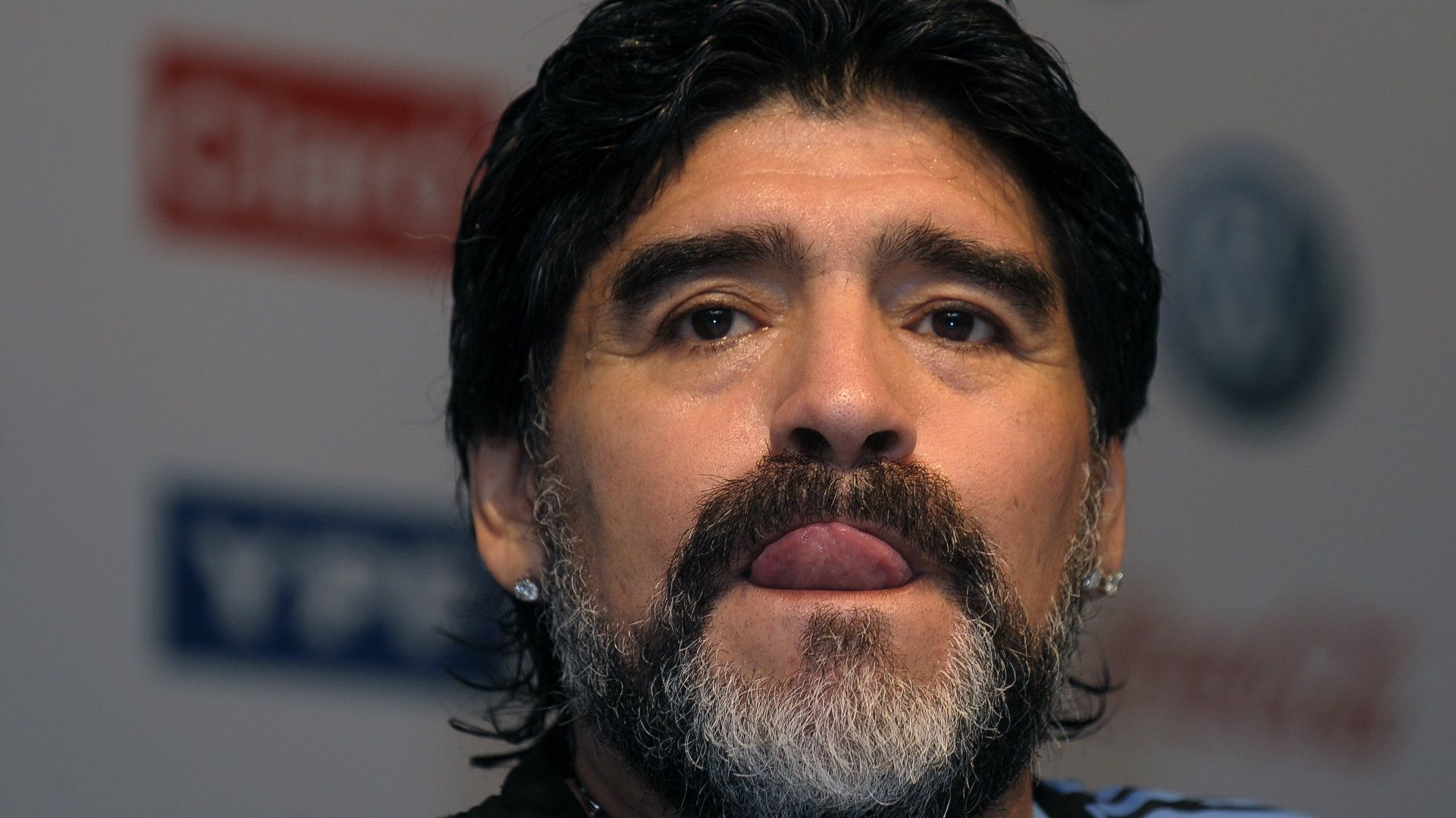 Diego Maradona Argentina press conference 2010
