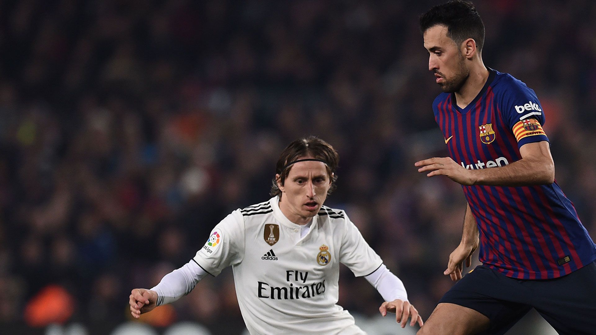 Sergio Busquets FC Barcelona Clasico