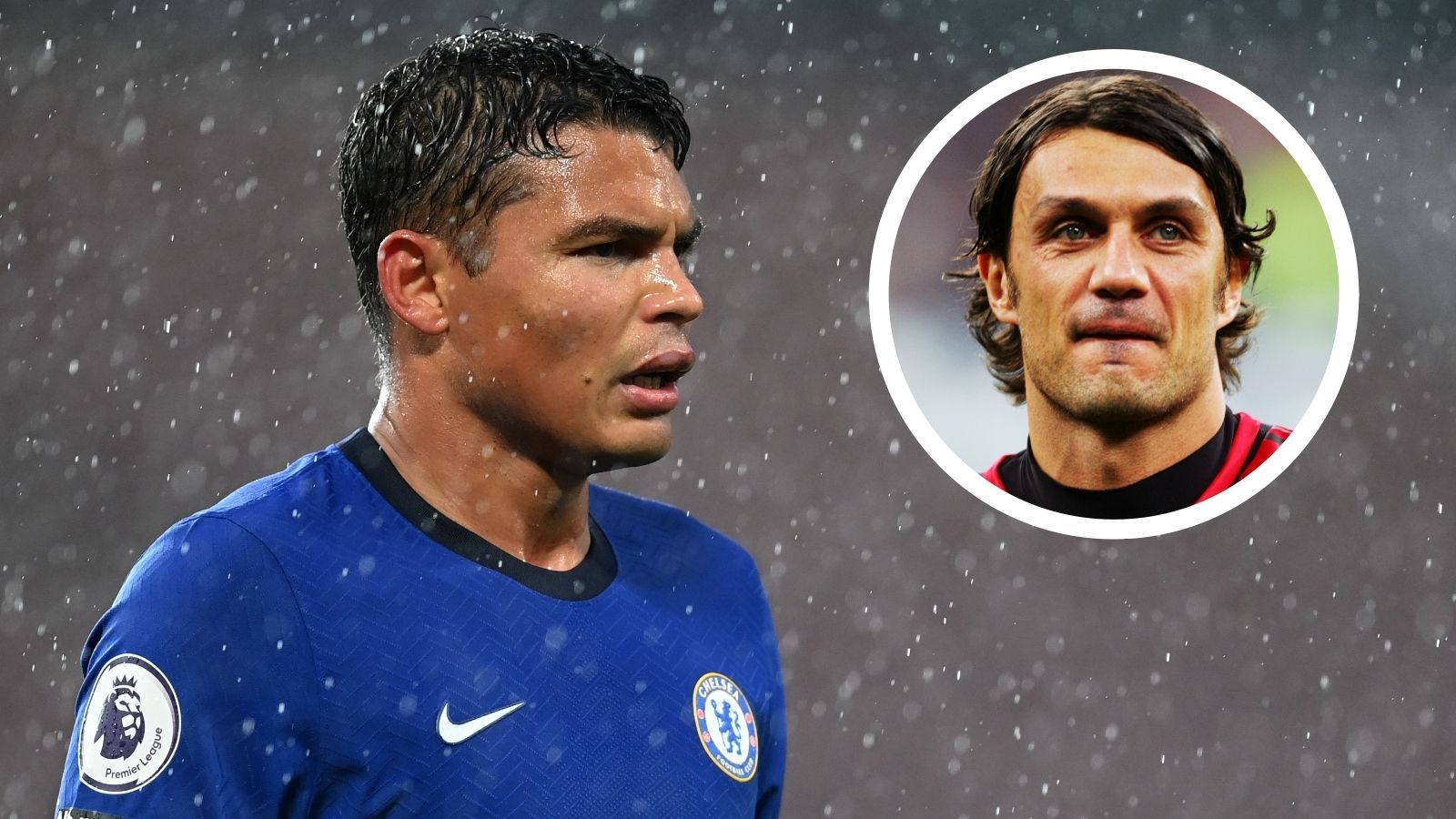 Thiago Silva Chelsea Paolo Maldini AC Milan