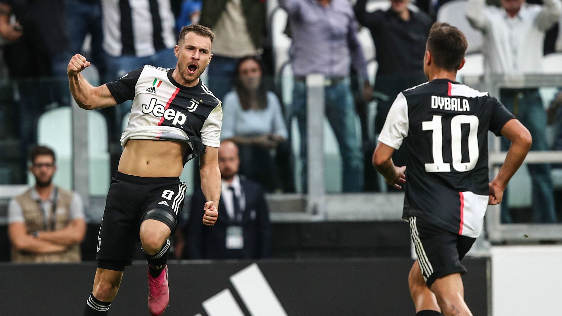 Aaron Ramsey Paulo Dybala Juventus Verona