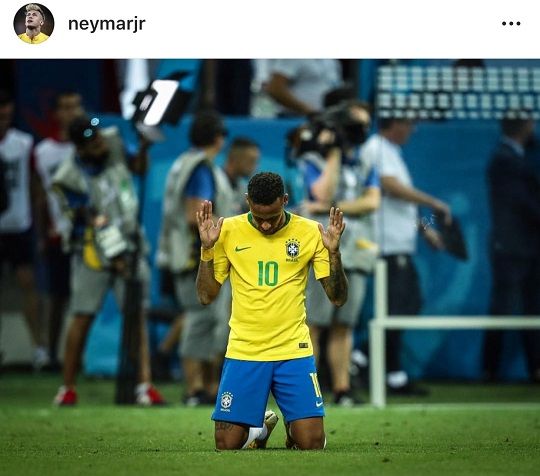 브라질 축구 국가대표팀 선수 네이마르. 사진=네이마르 인스타그램