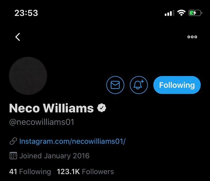 Neco Williams Liverpool Twitter blackou