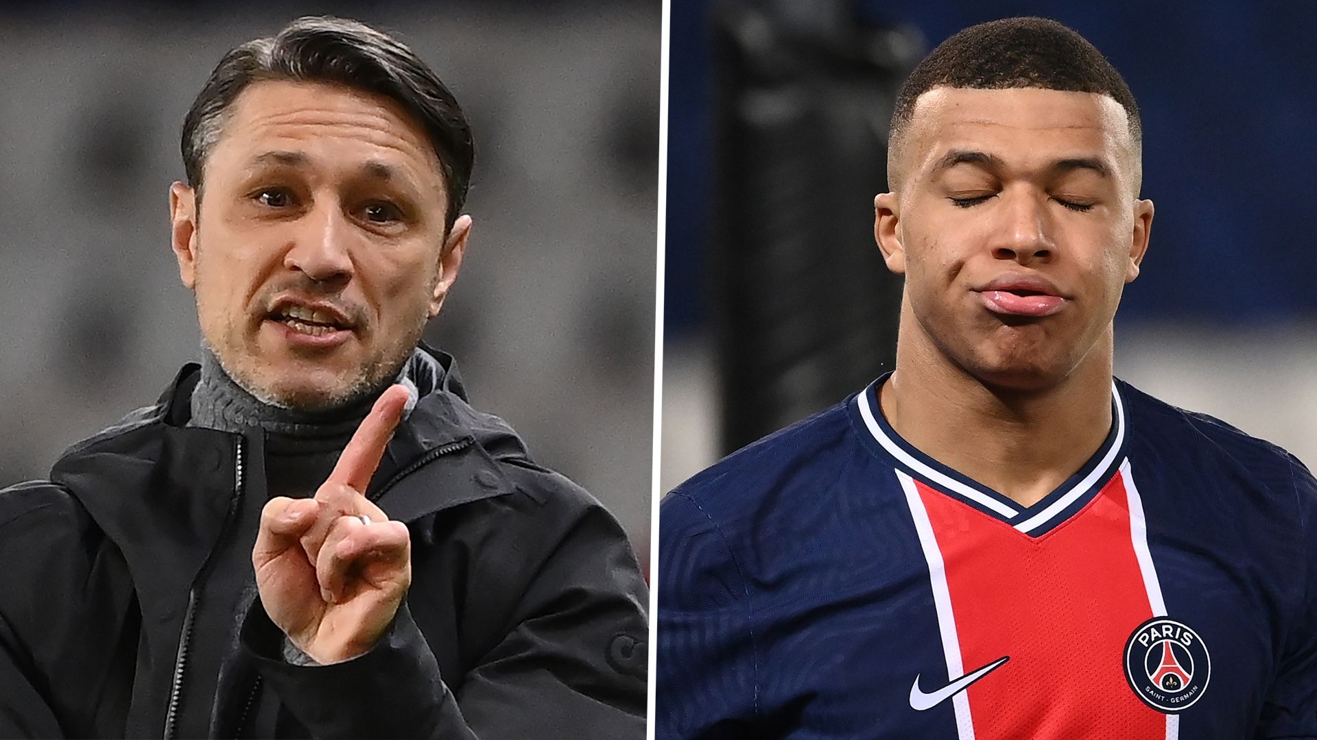 Niko Kovac Kylian Mbappe Monaco PSG 2020-21