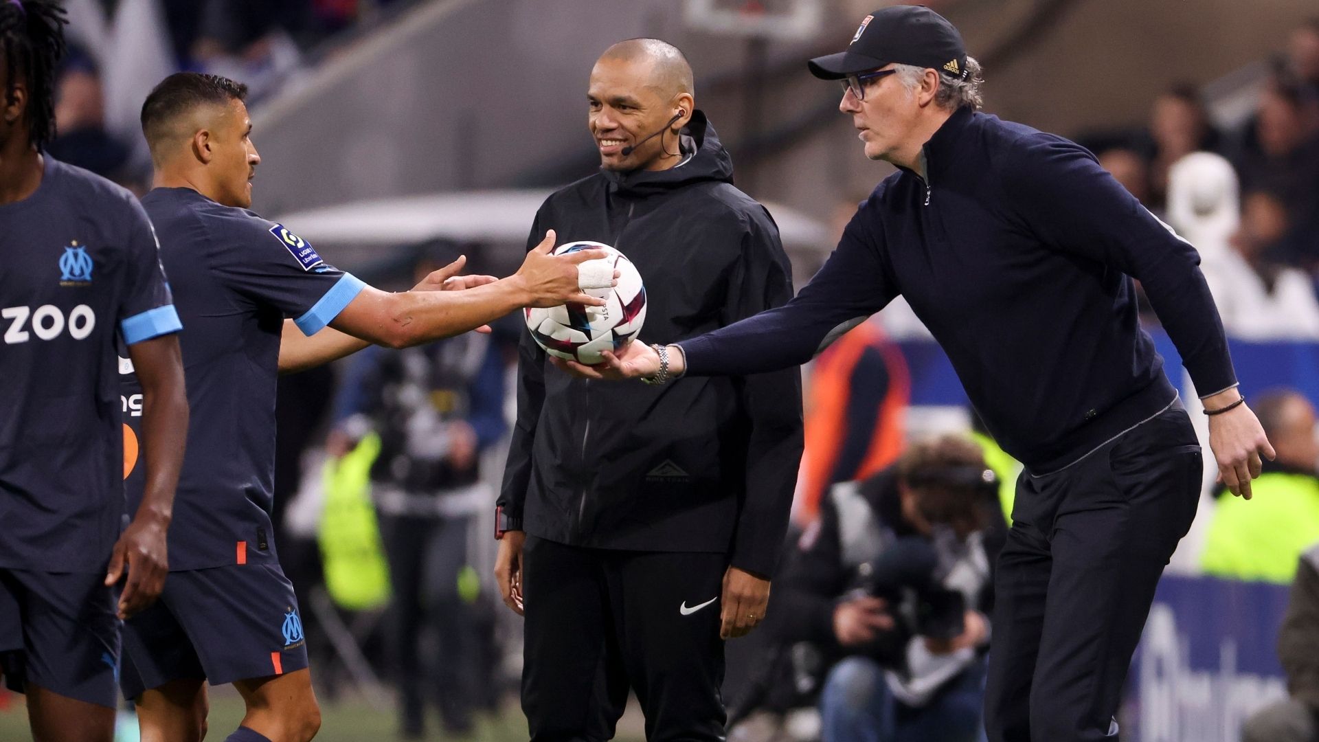 23042023 Lyon Marsella Laurent Blanc Alexis Sánchez