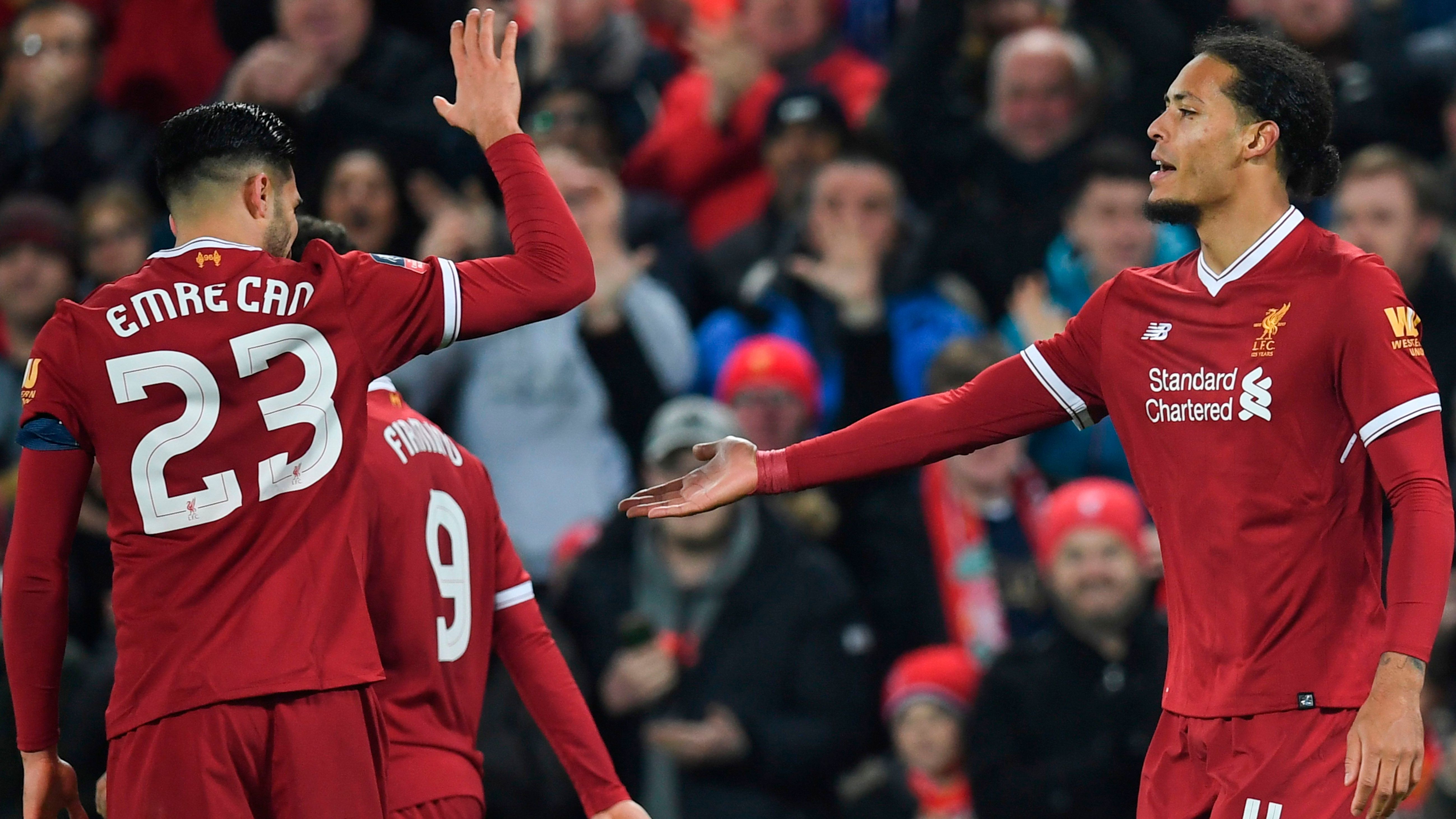 Emre Can Virgil van Dijk Liverpool