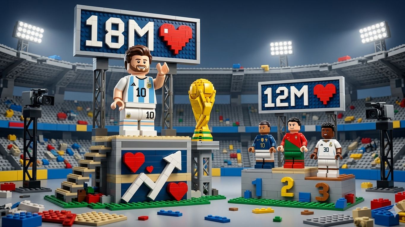 GOAL ONLY Messi Ronaldo Mbappe Vini Lego GFX