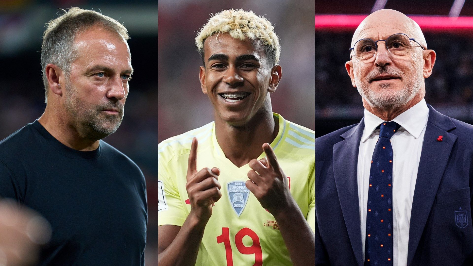 Hansi Flick Lamine Yamal Luis de la Fuente