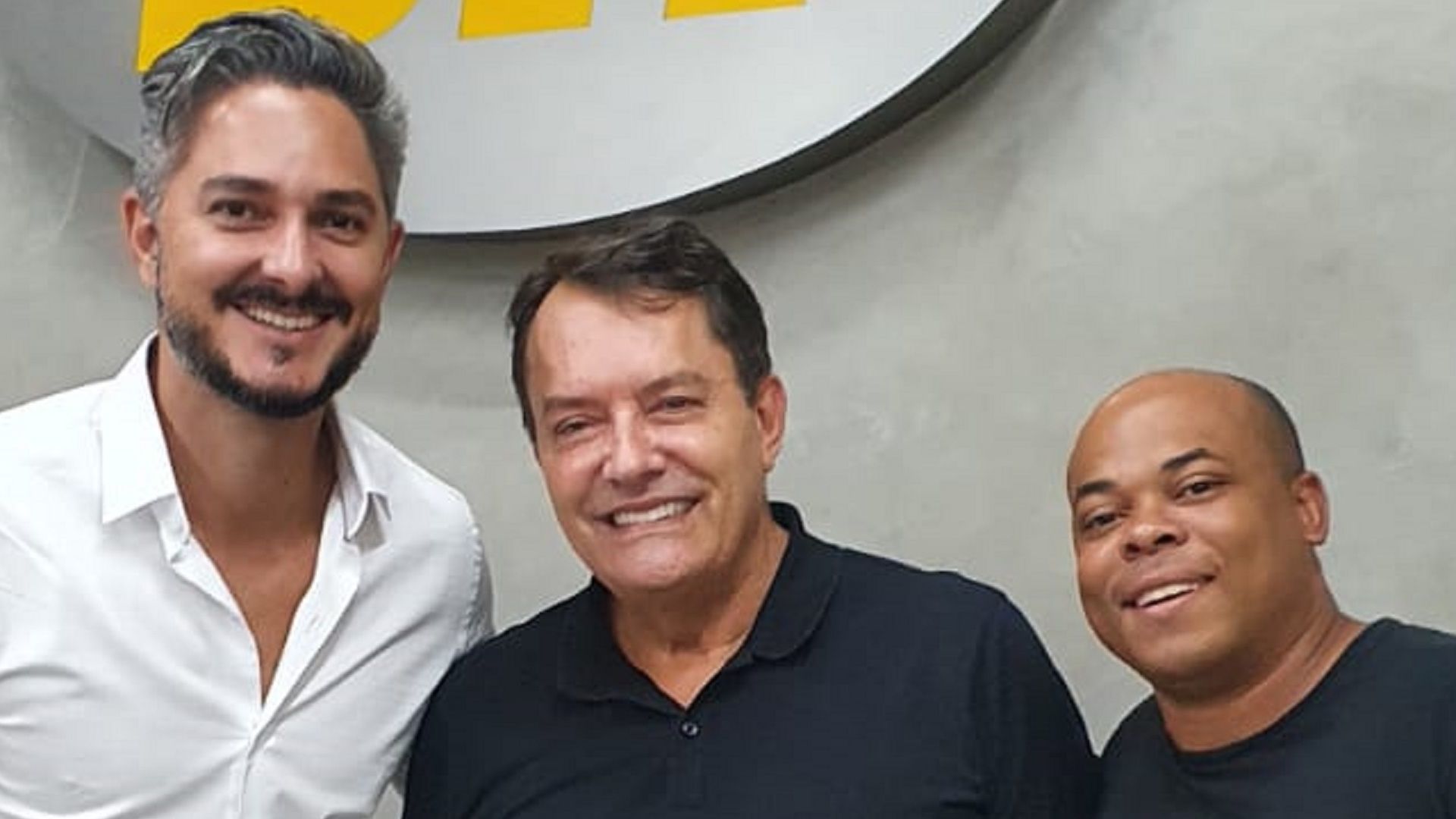 Pedro Lourenço, diretor do Mineirão, Samuel Lloyd e intermediário Tadeu Augusto