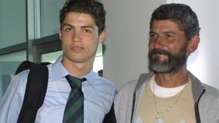 cristiano ronaldo y su padre