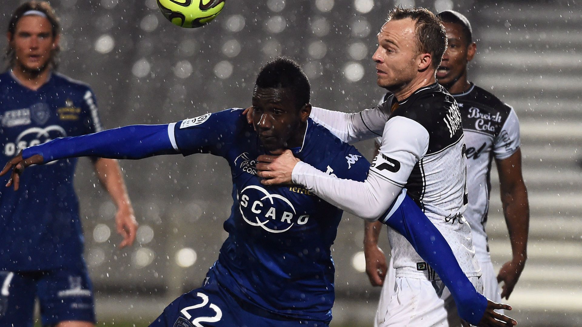 Christopher Maboulou Lars Jacobsen Bastia Ligue 1 21032015