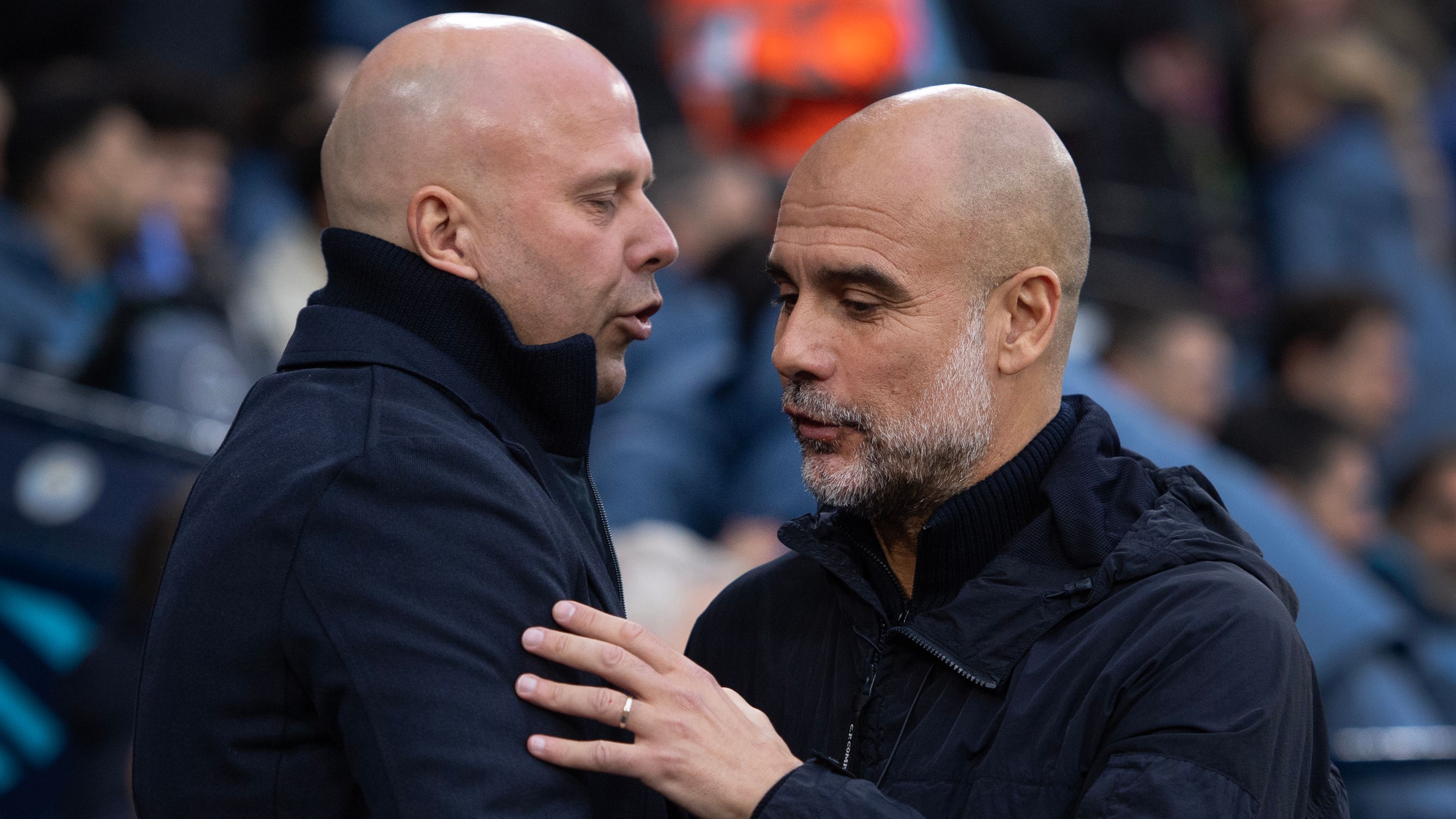 Arne Slot Pep Guardiola