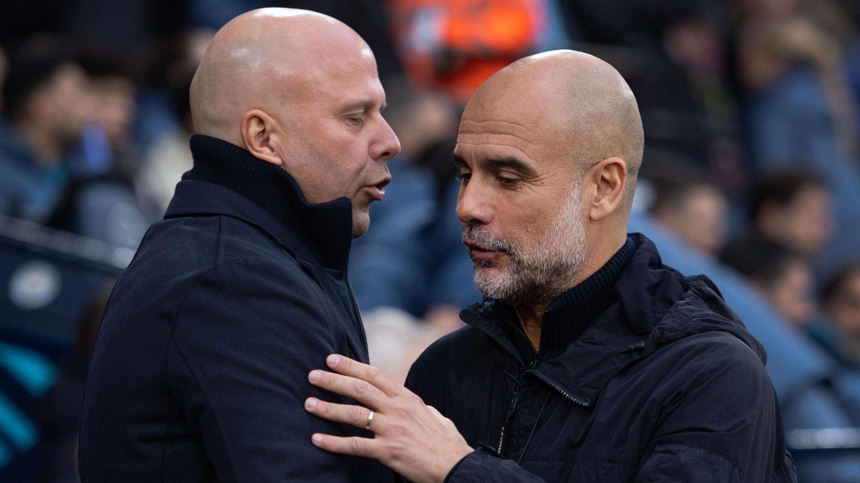 Arne Slot Pep Guardiola