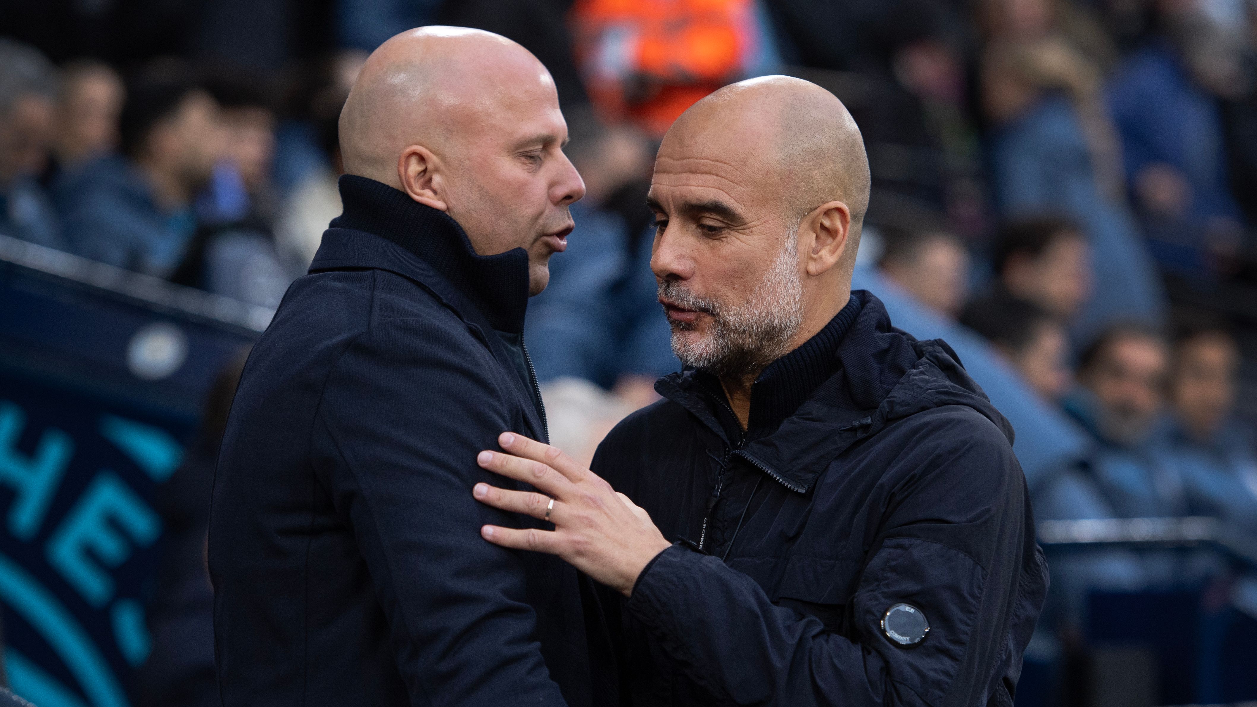 Arne Slot Pep Guardiola