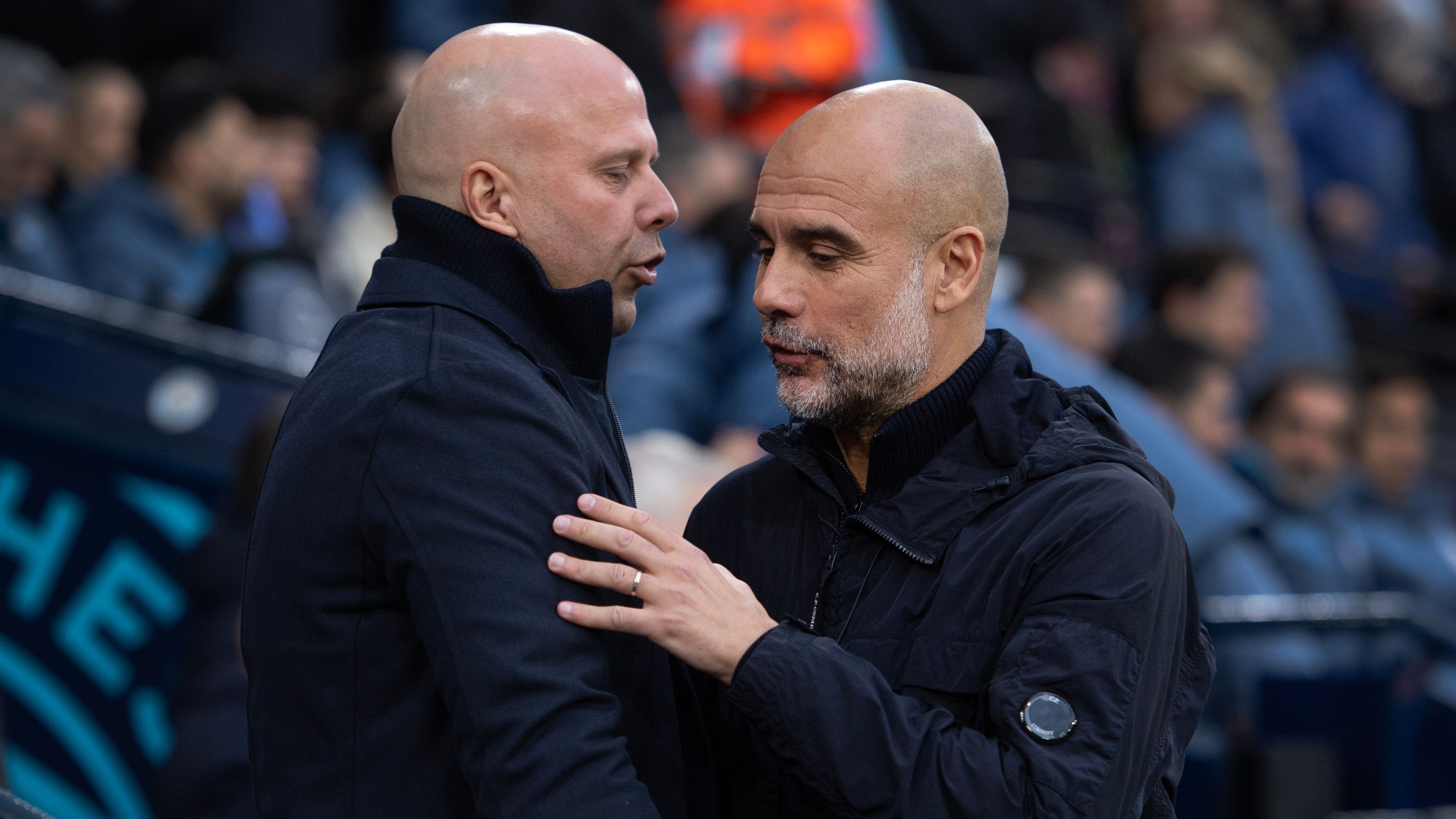 Arne Slot Pep Guardiola
