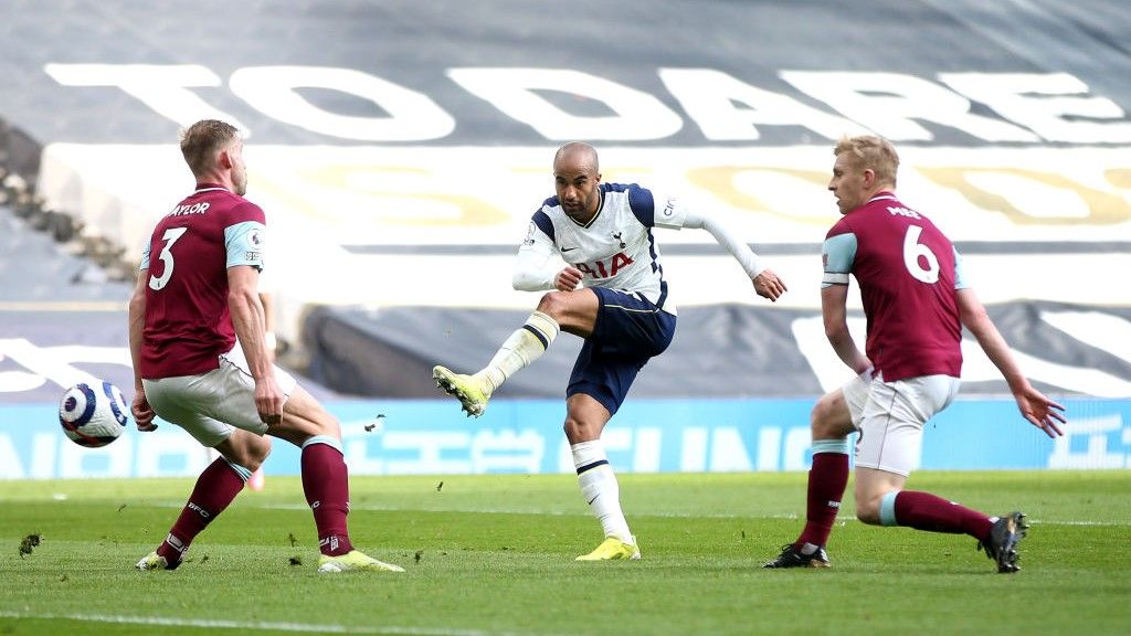 Lucas Moura Tottenham x West Ham Premier League 20/21