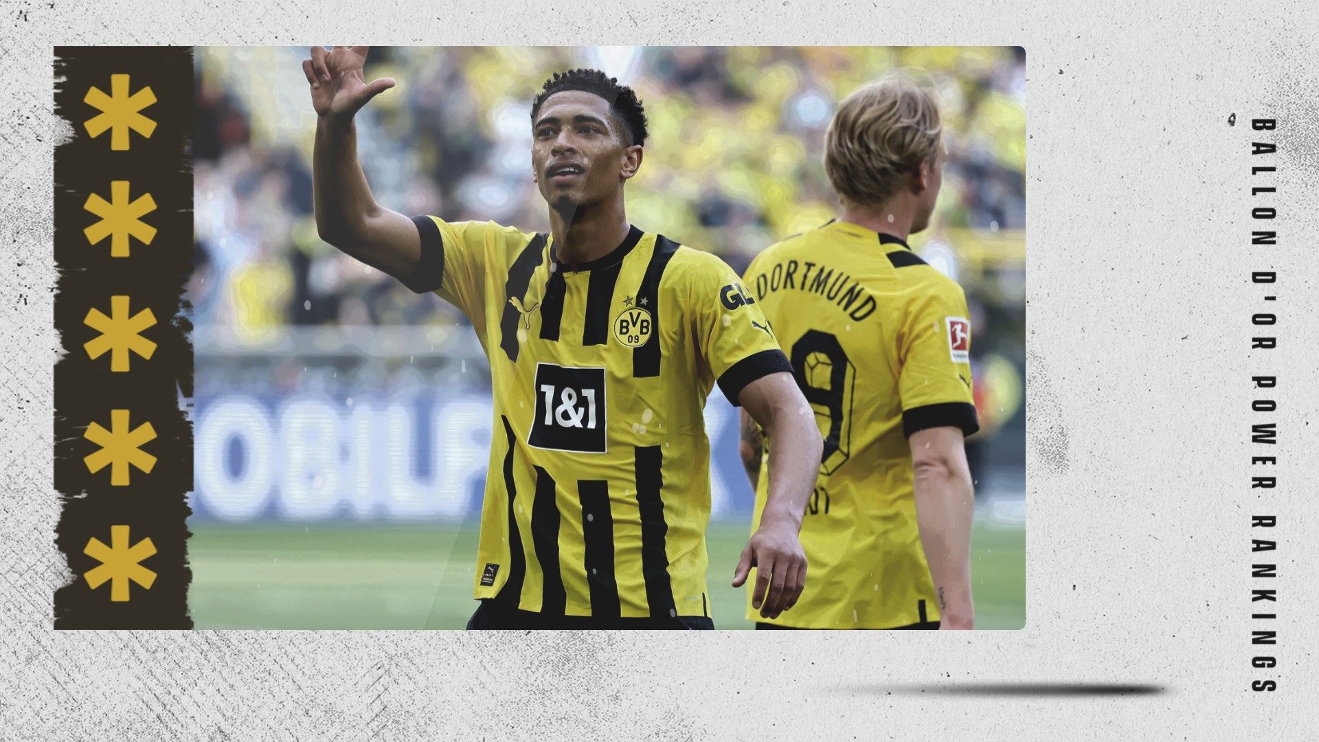 Jude Bellingham Ballon d'Or Rankings GFX